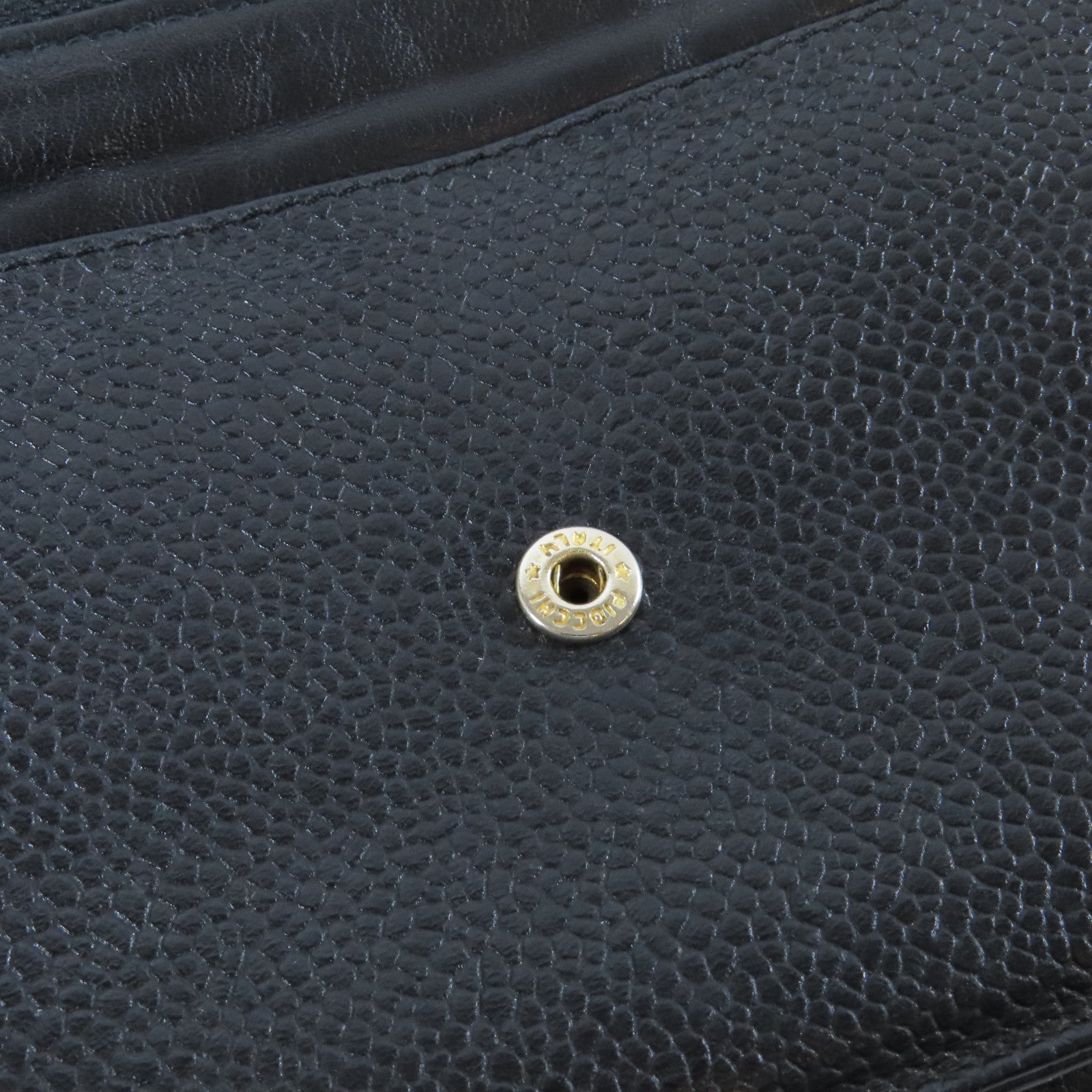 CHANEL Caviar皮革Chain Shoulder Bag金扣肩背袋黑色