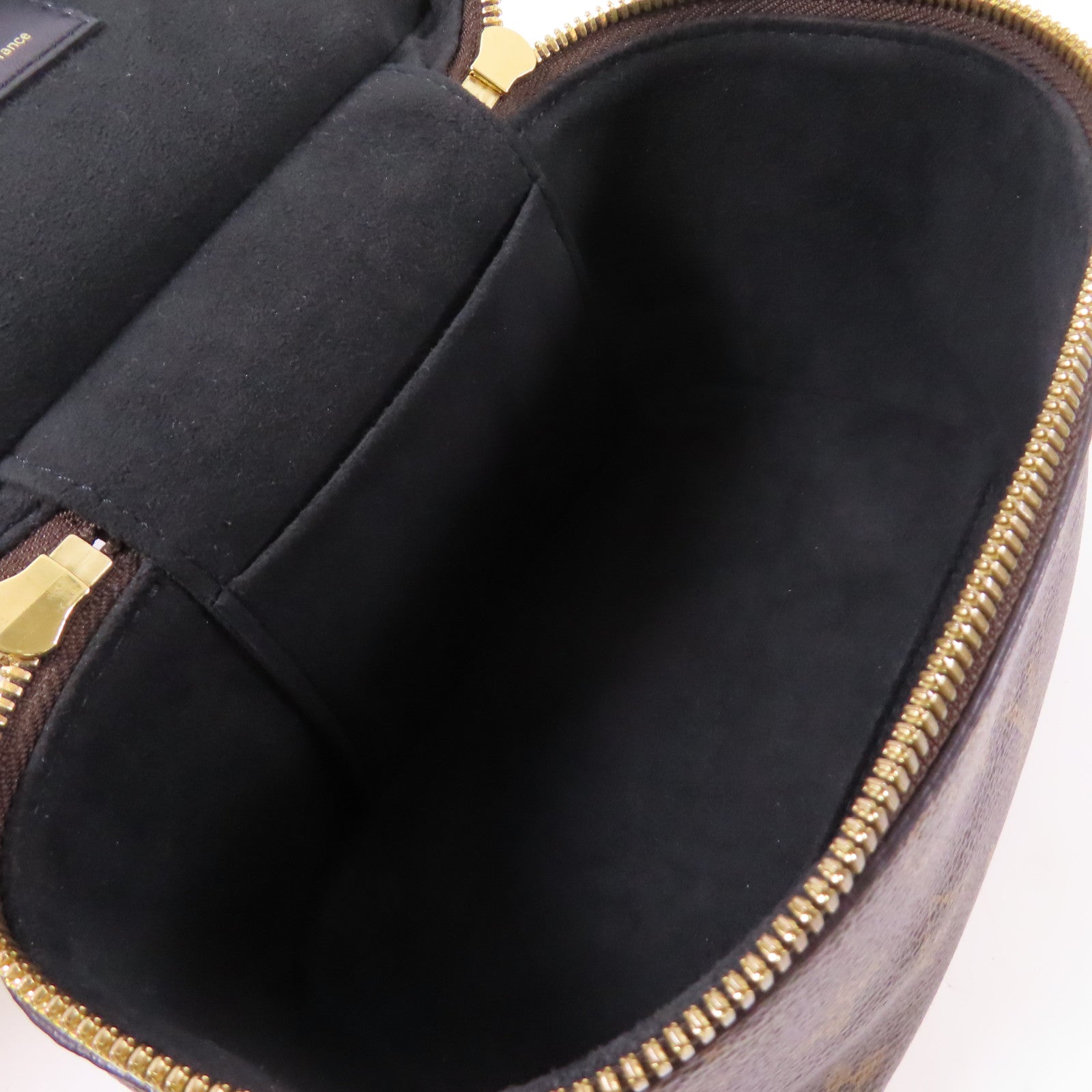 LOUIS VUITTON 【激減優惠】Monogram Reverse Vanity PM金扣手挽肩背兩用袋棕色