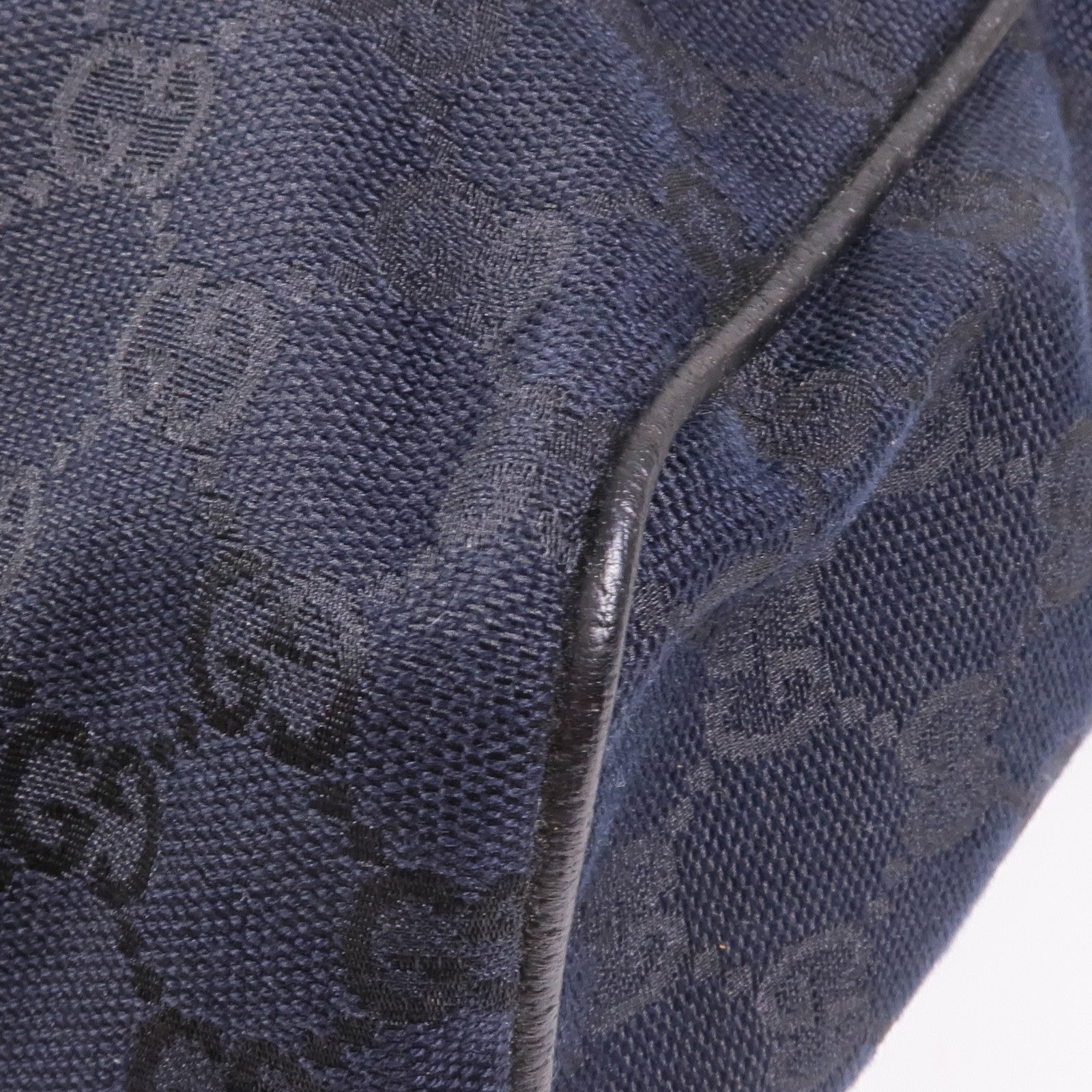 GUCCI 帆布Shoulder Bag銀扣肩背袋