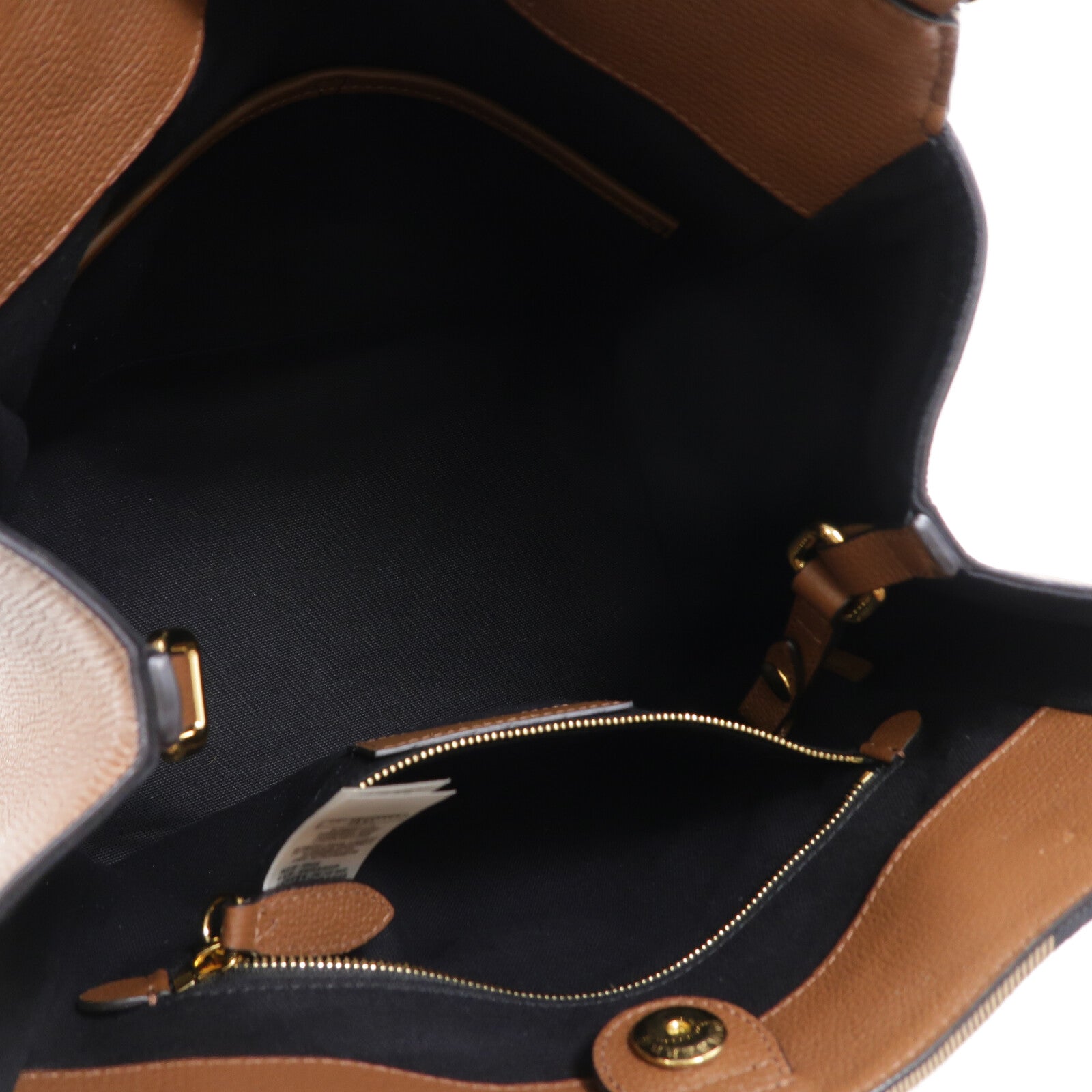 BURBERRY 帆布/牛皮皮革House Check Canterbury Small Tote肩背袋