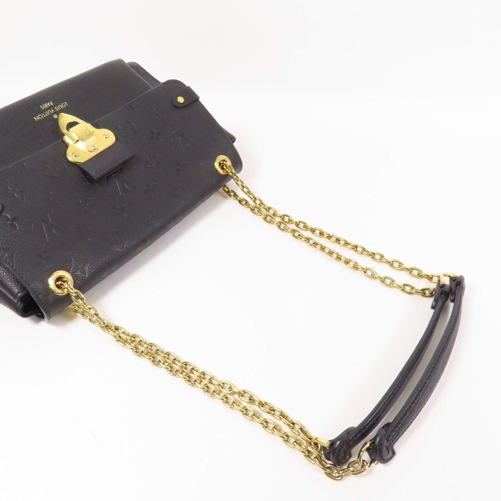 LOUIS VUITTON LV GHW Vavin PM Shoulder Bag M44151 Monogram Empreinte Black