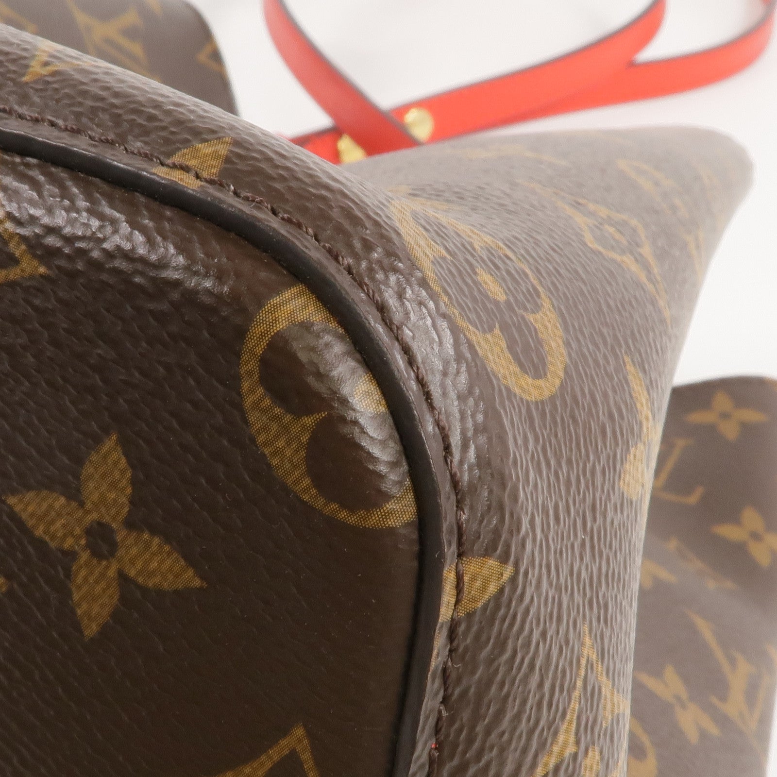 LOUIS VUITTON Monogram Neo Noe MM Bucket Bag金扣肩背袋Coquelicot