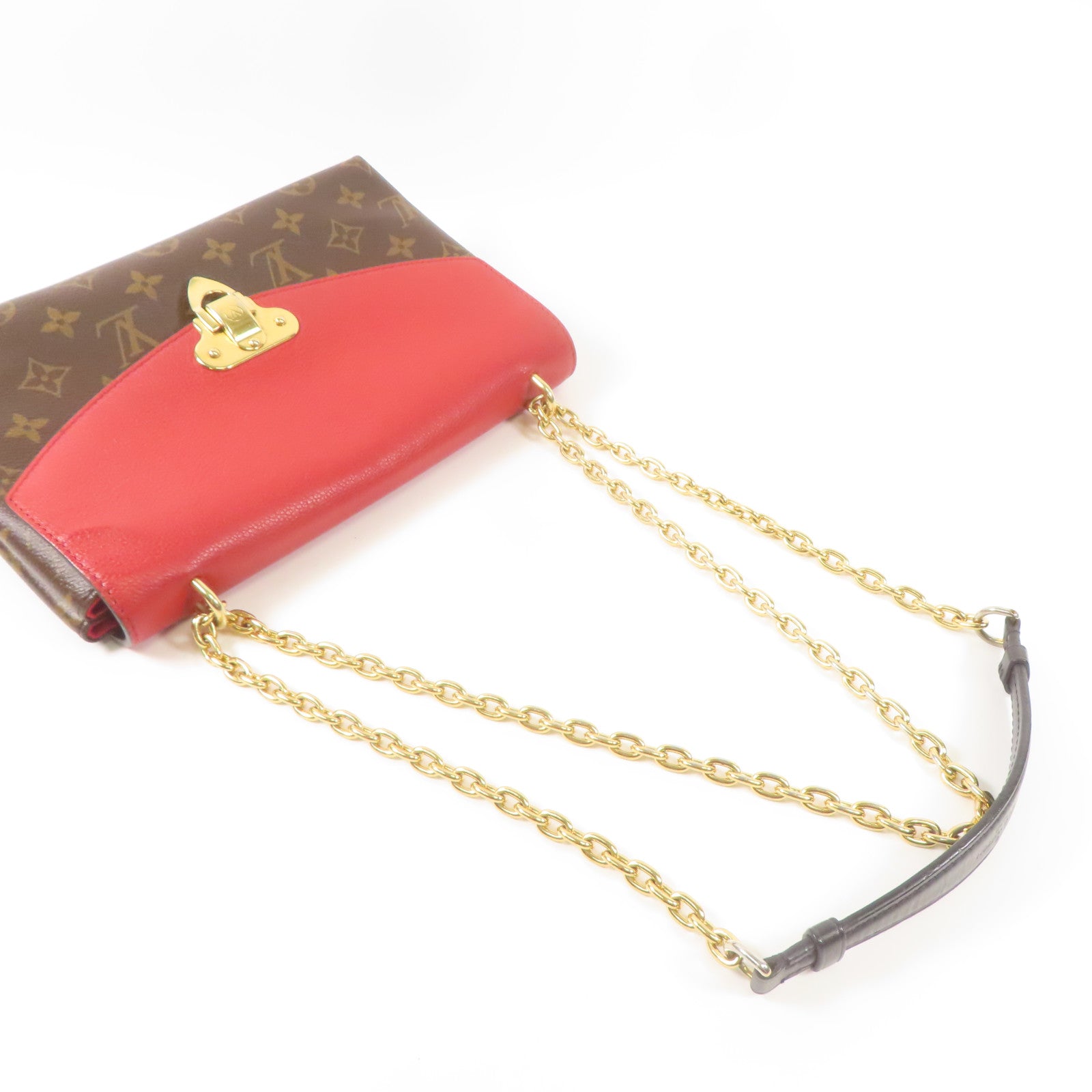 LOUIS VUITTON Monogram Saint Placide金扣肩背袋