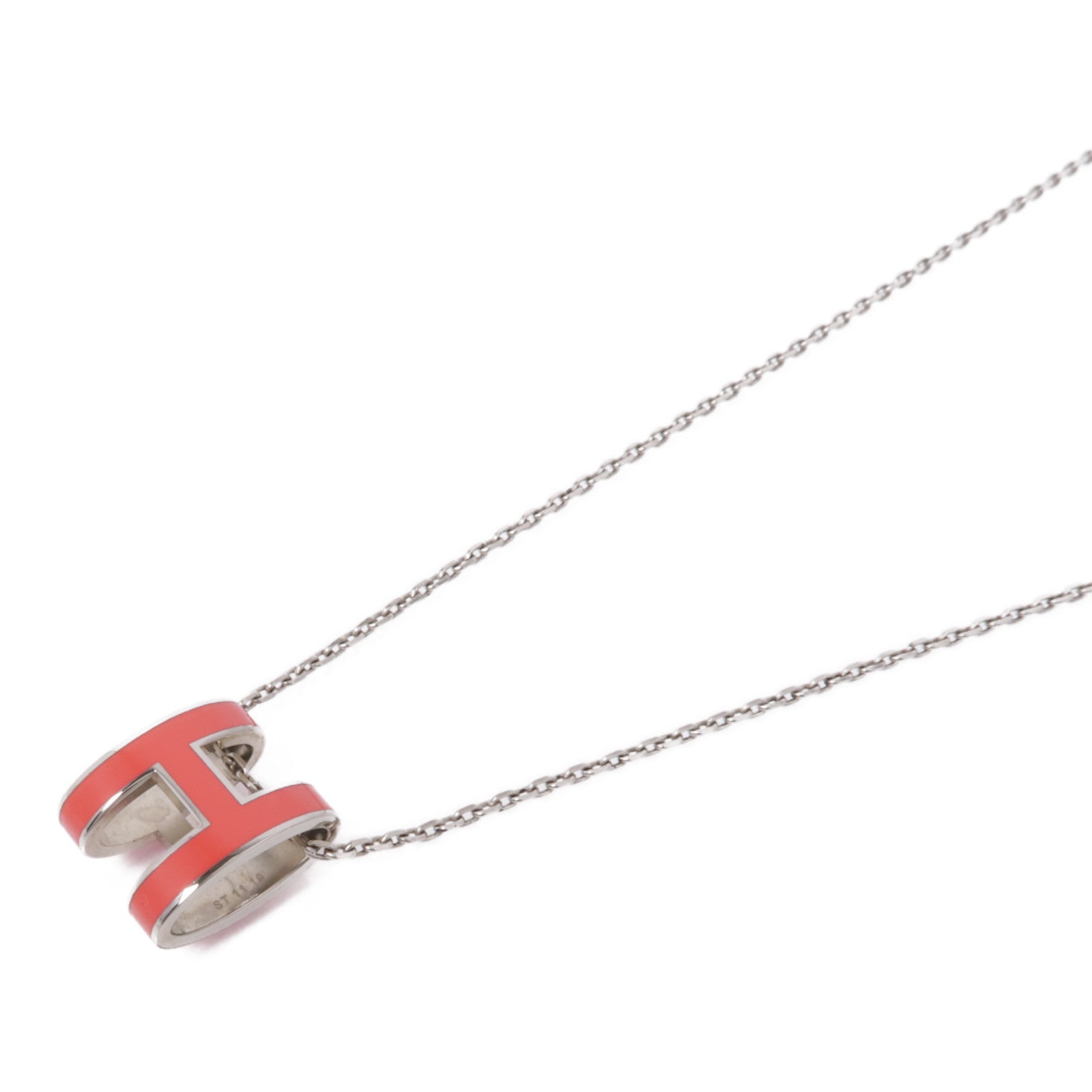 HERMES 金屬/琺瑯Necklace pop H項鍊