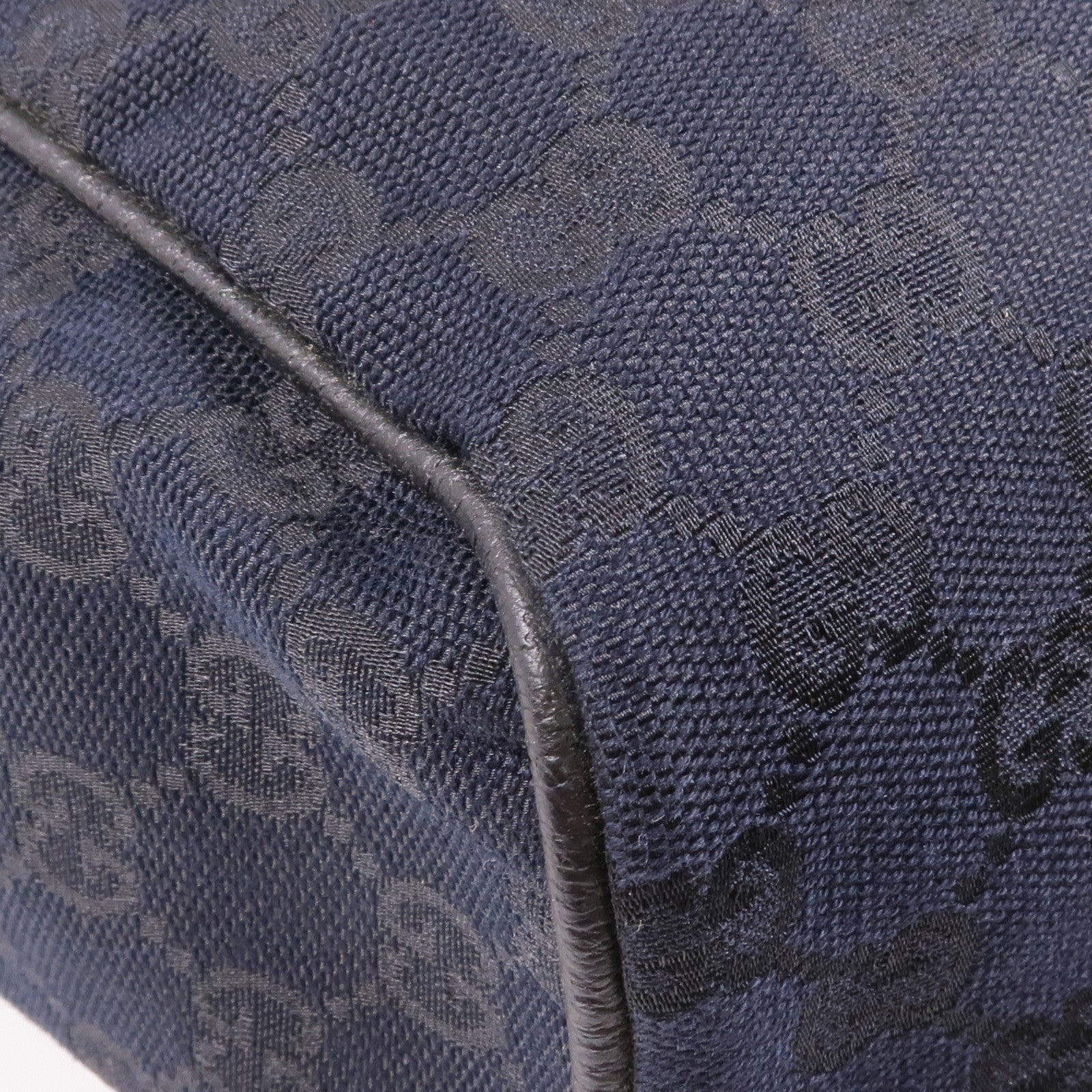 GUCCI 帆布Shoulder Bag銀扣肩背袋