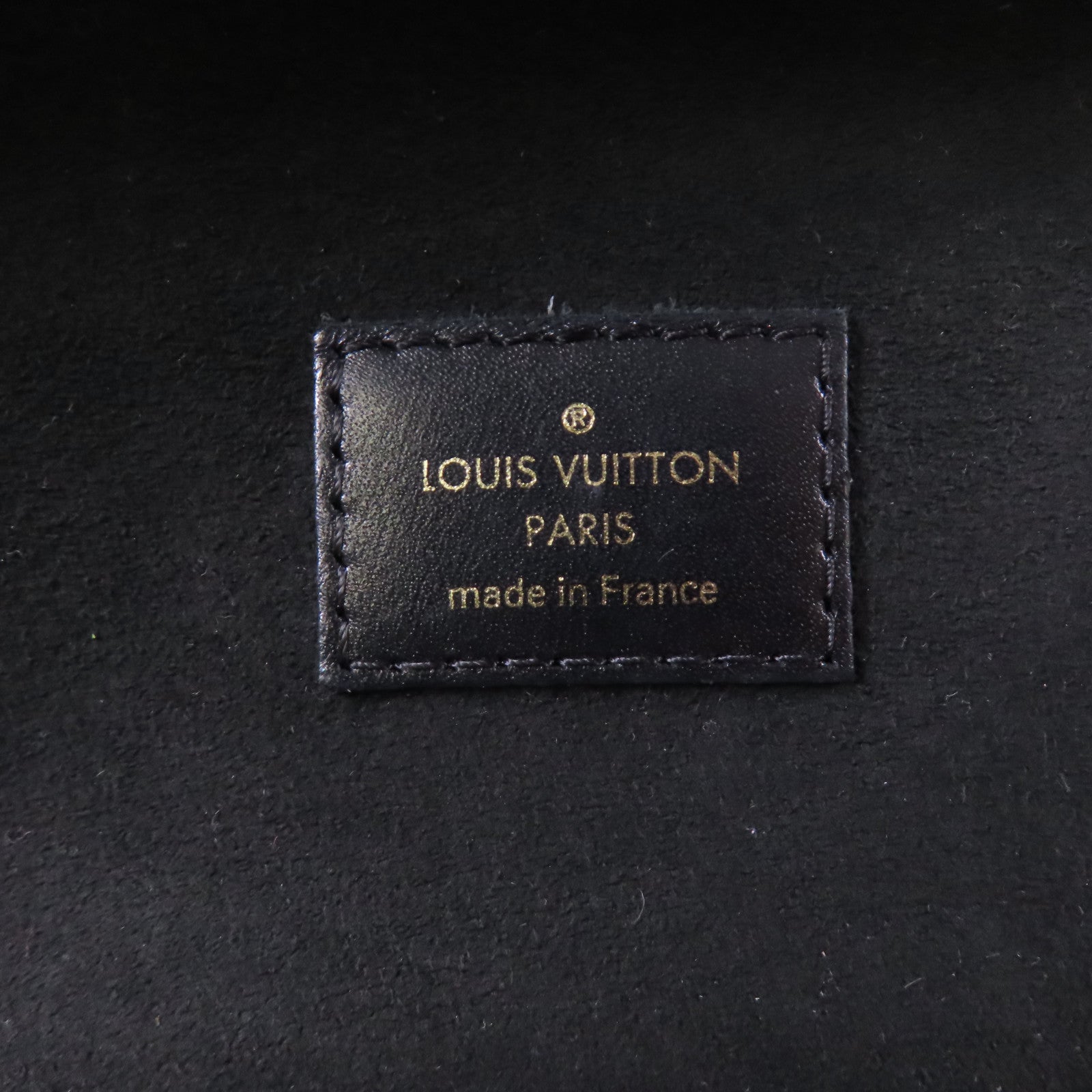 LOUIS VUITTON Monogram Reverse Vanity PM金扣手挽肩背兩用袋棕色