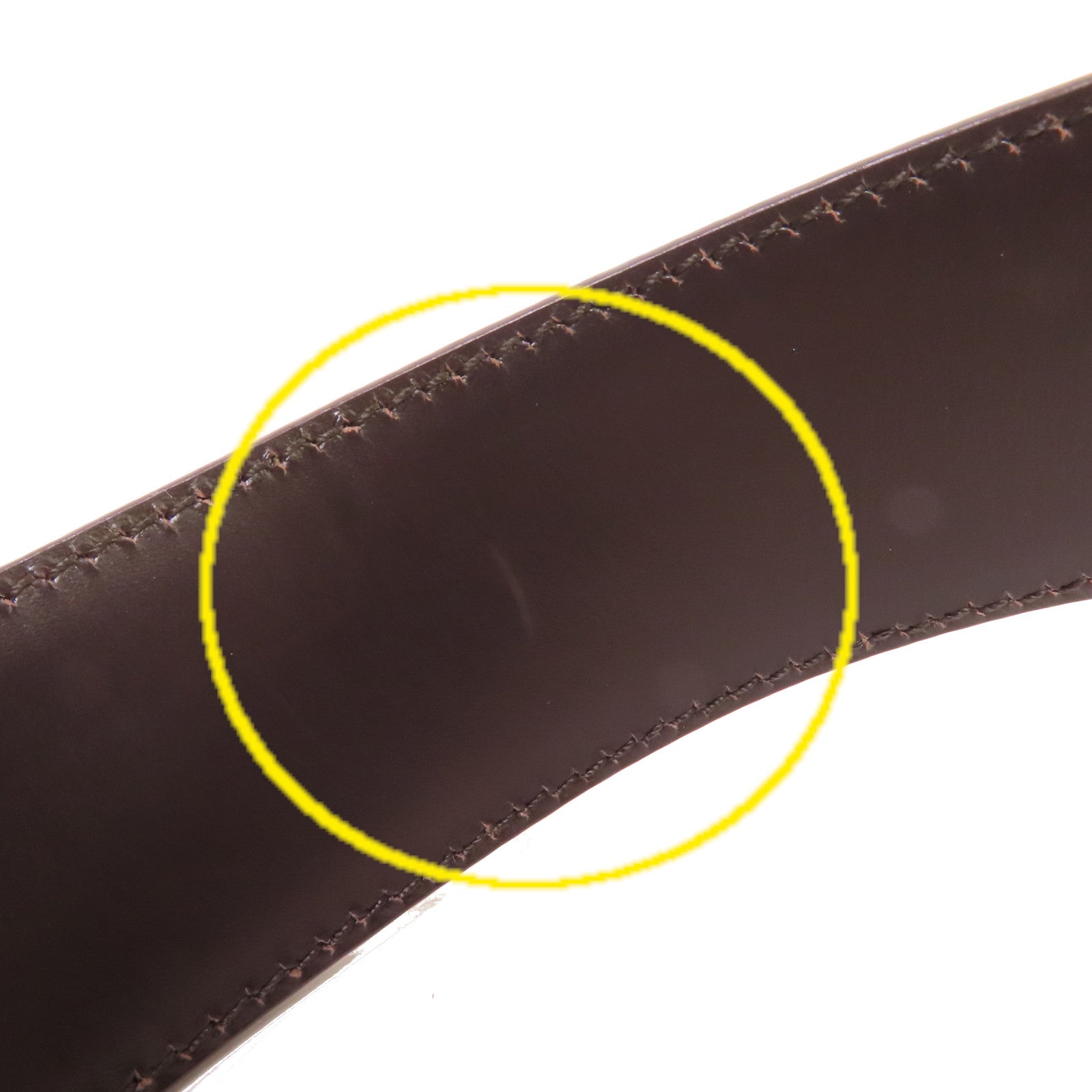 GUCCI 牛皮皮革GG Bamboo Belt金扣皮帶米白色/啡色