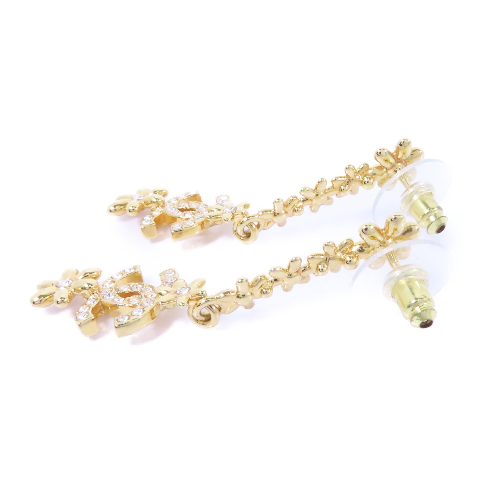 CHANEL 金屬Earrings耳環金色
