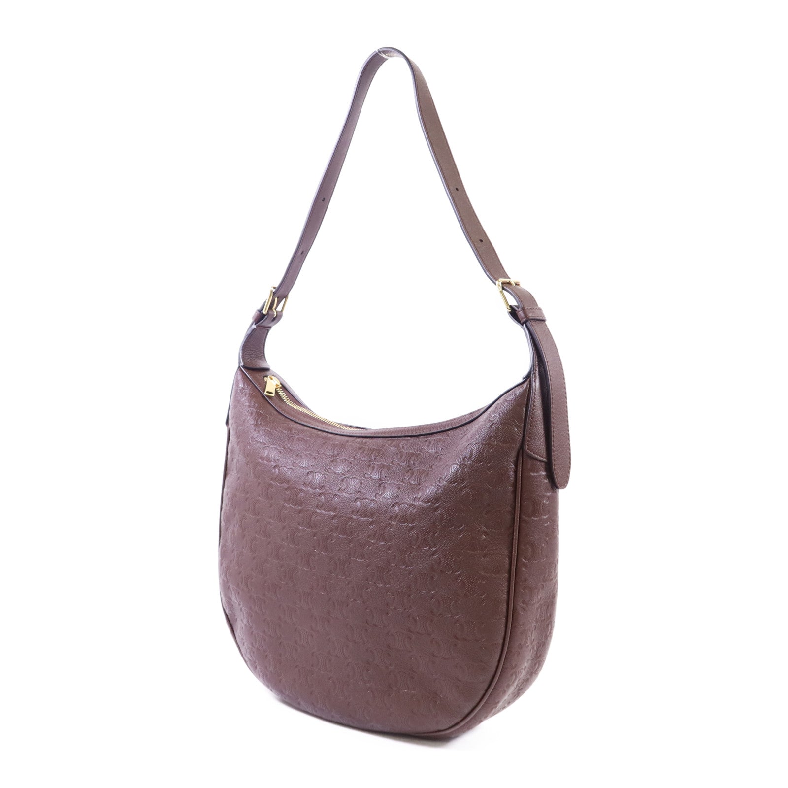 CELINE 【激減優惠】牛皮皮革Heloise Bag金扣肩背袋