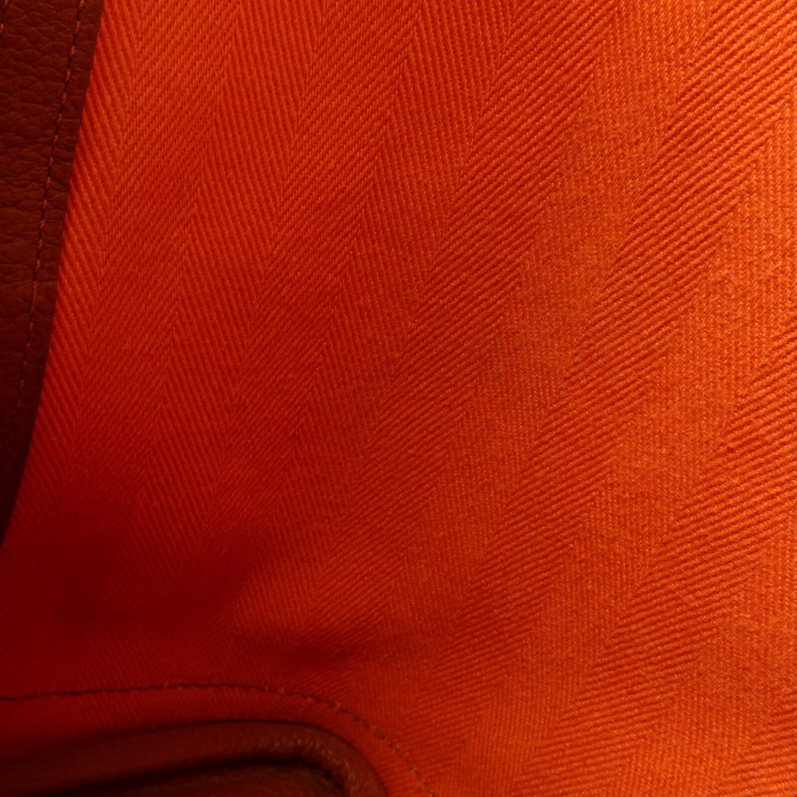 HERMES 帆布Garden Party PM手挽袋Orange