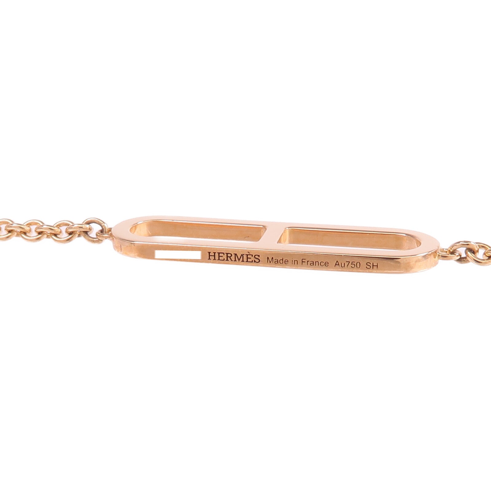 HERMES 【激減優惠】18K玫瑰金Ever Chaine d'ancre Long Lariat Necklace項鍊