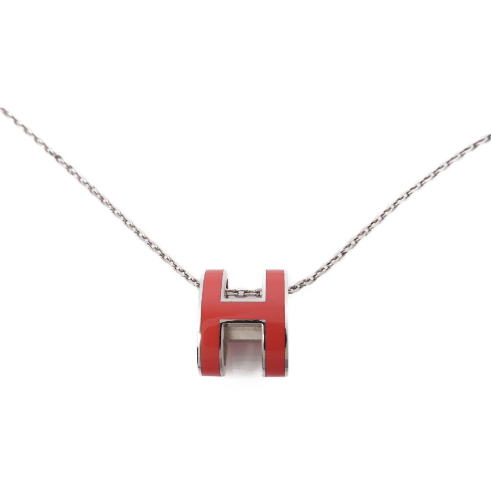 HERMES 金屬/琺瑯Necklace pop H項鍊