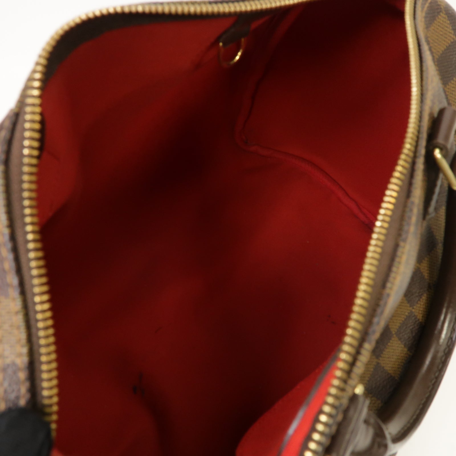 LOUIS VUITTON **【激減優惠】Damier Ebene Speedy 30金扣手挽袋棕色