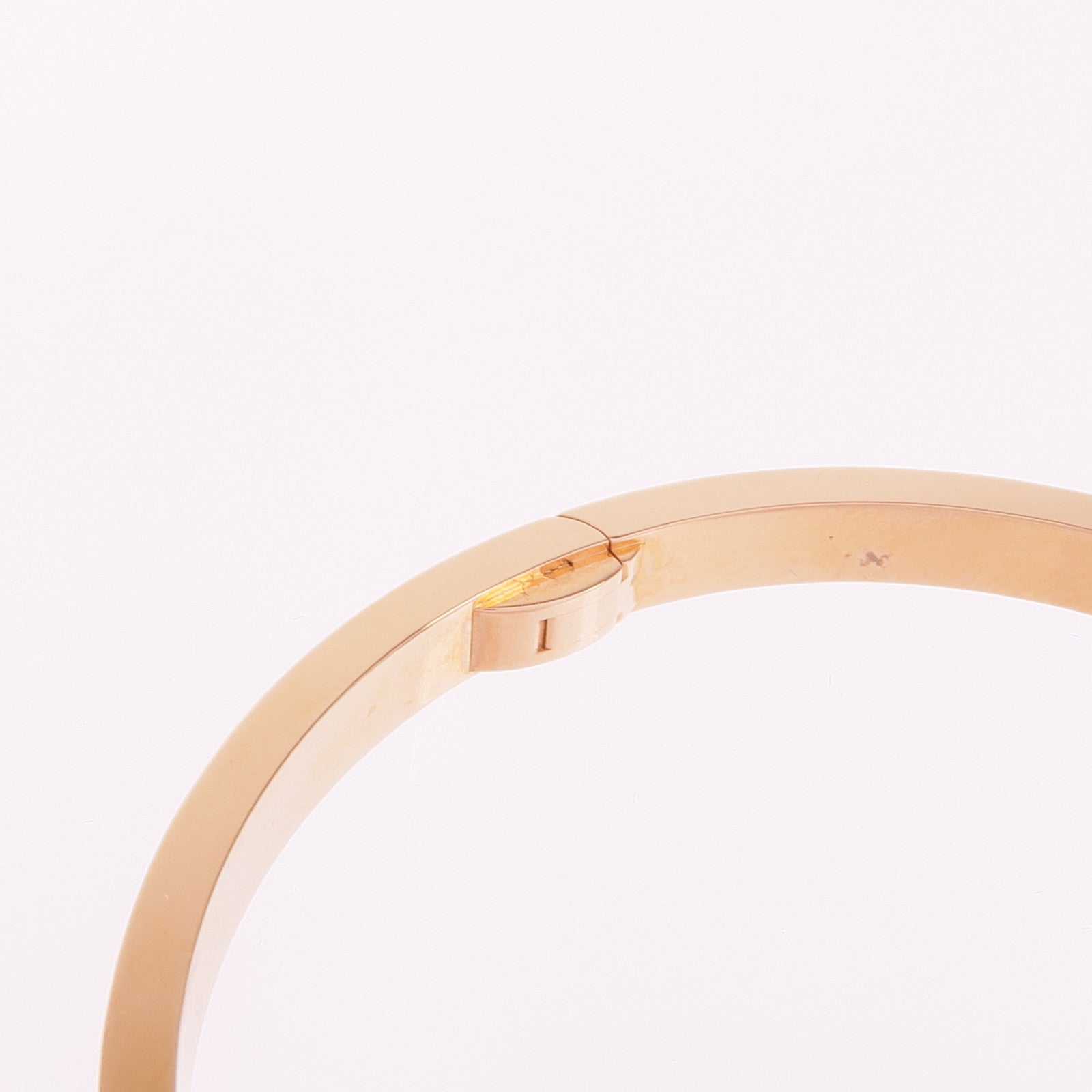 CARTIER 18K玫瑰金Love Bracelet鑽石手鐲Cartier#17