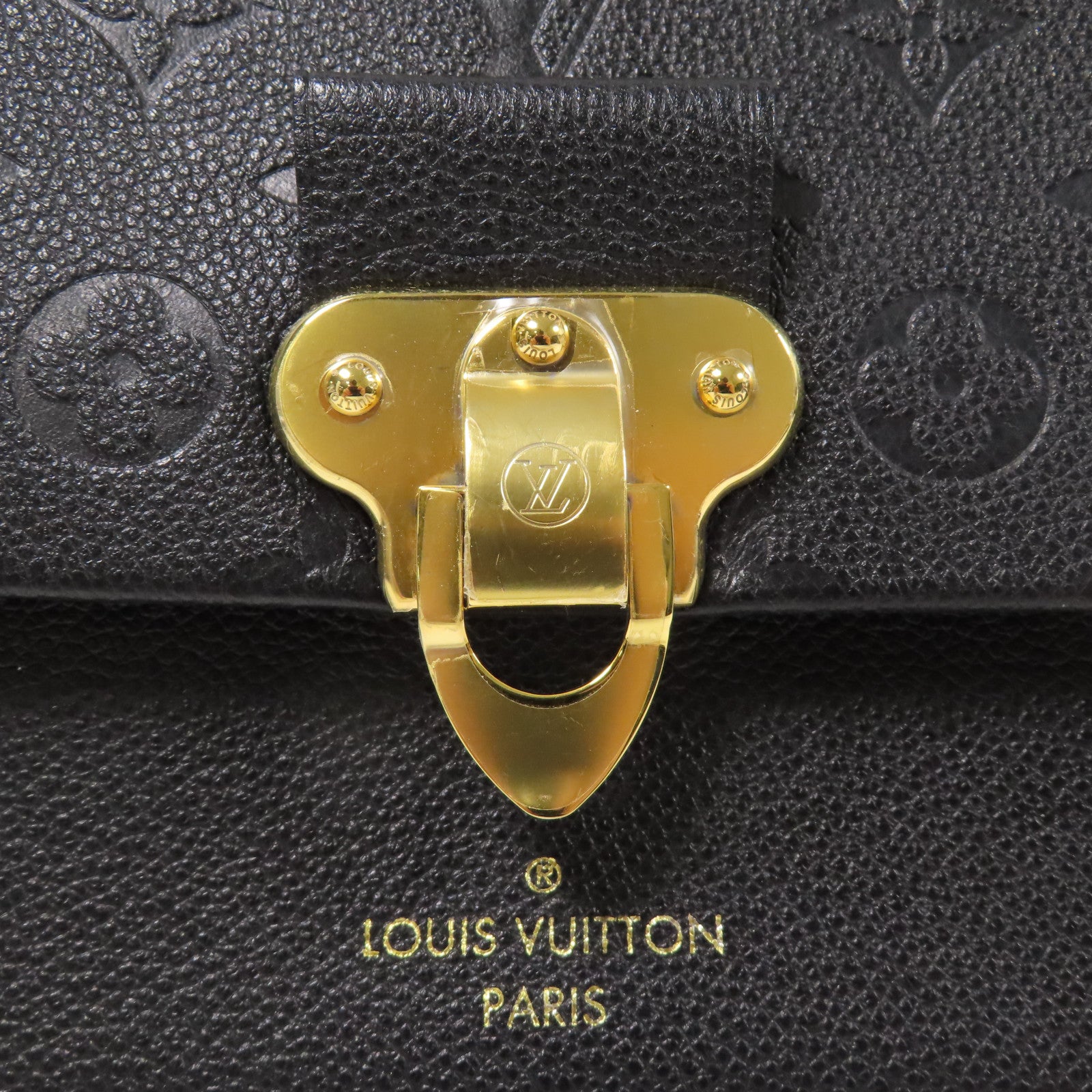 LOUIS VUITTON LV GHW Vavin PM Shoulder Bag M44151 Monogram Empreinte Black