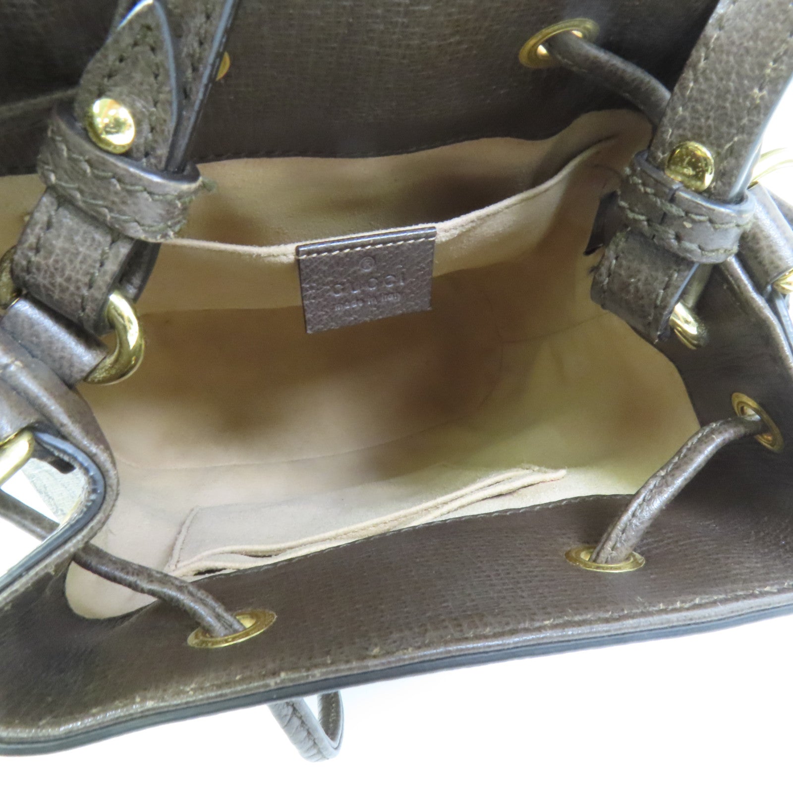 GUCCI 塗層帆布Ophidia GG Bucket Bag金扣手挽肩背兩用袋