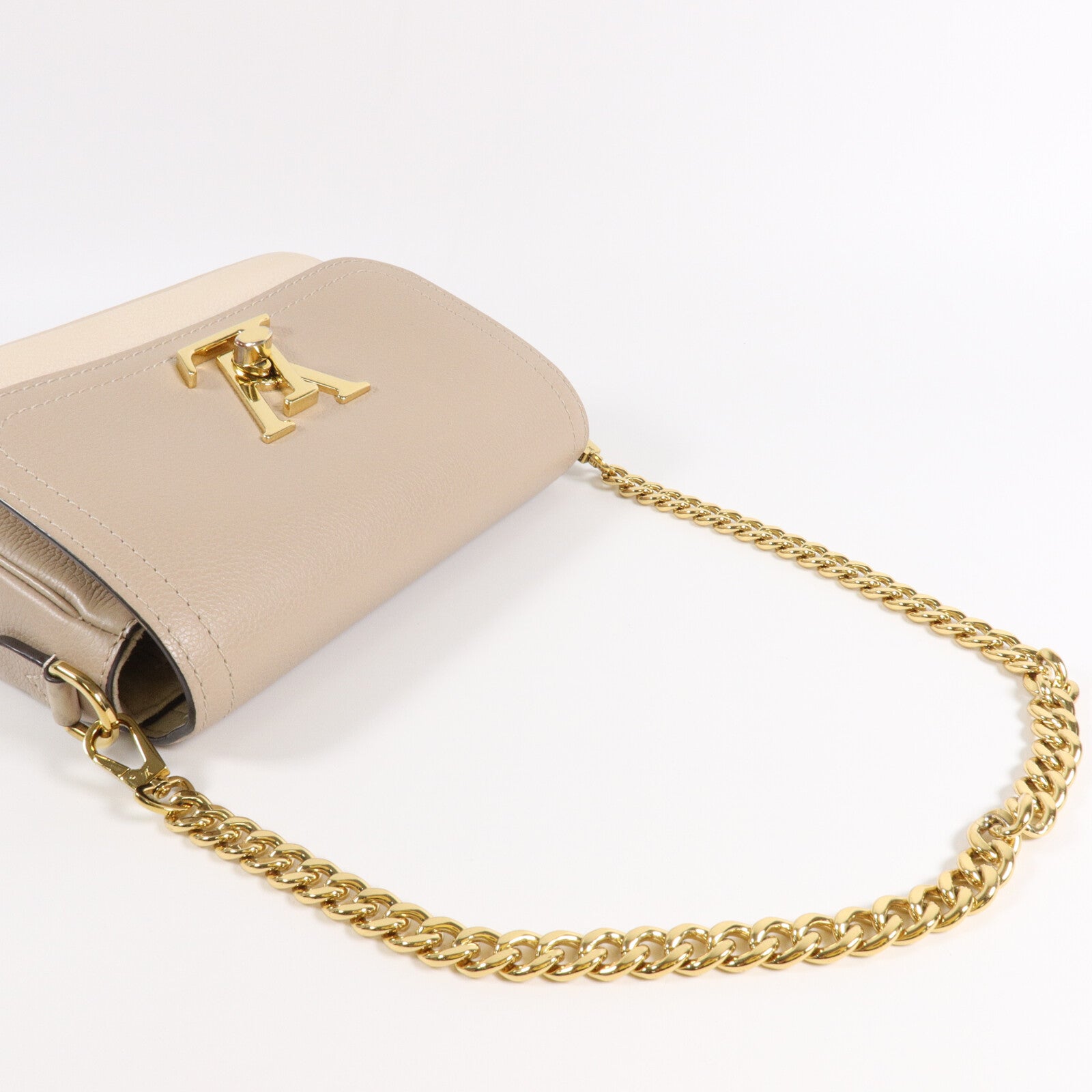 LOUIS VUITTON 牛皮皮革Lockme Tender手挽肩背兩用袋