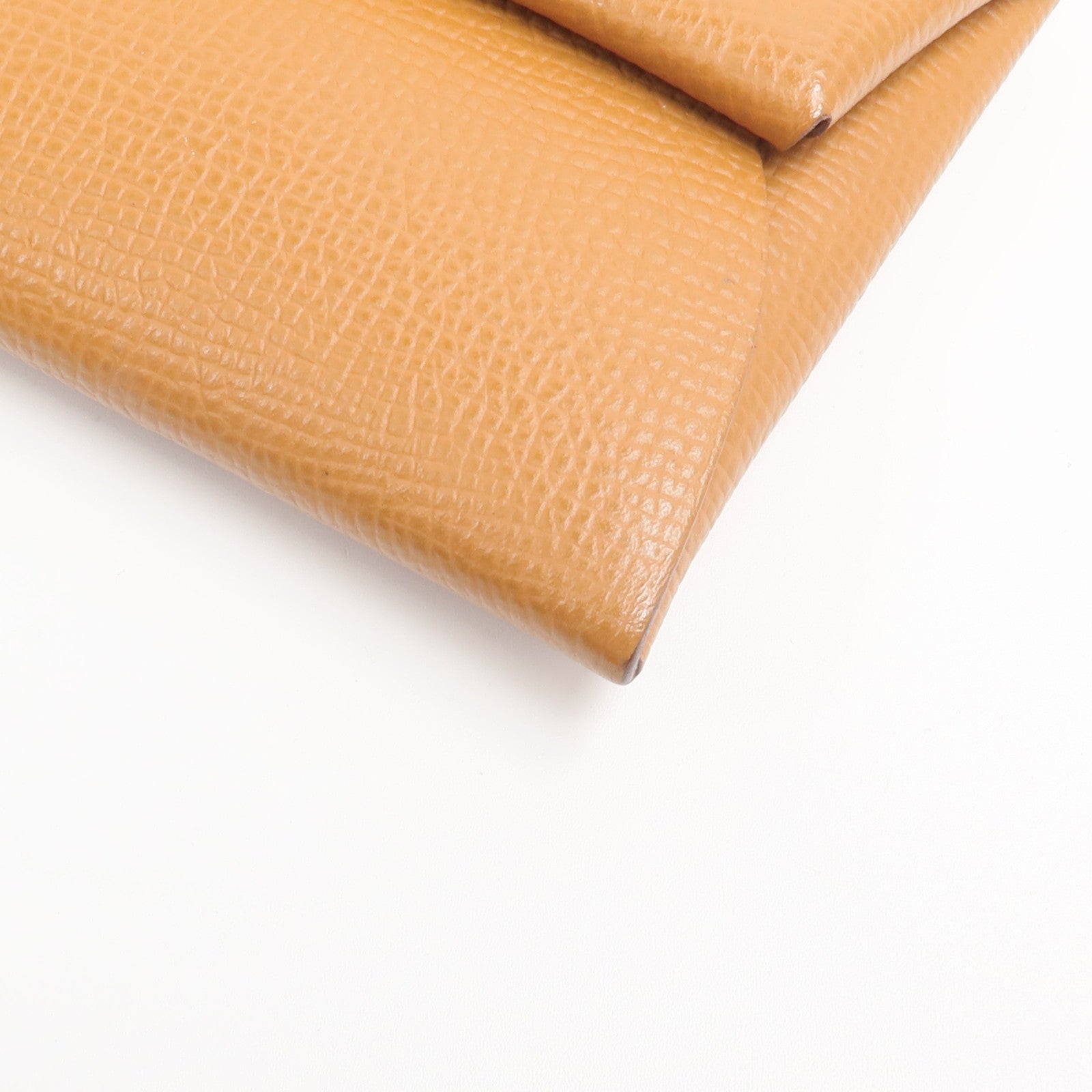 HERMES Epsom皮革Bastia Coin Case零錢包Gold