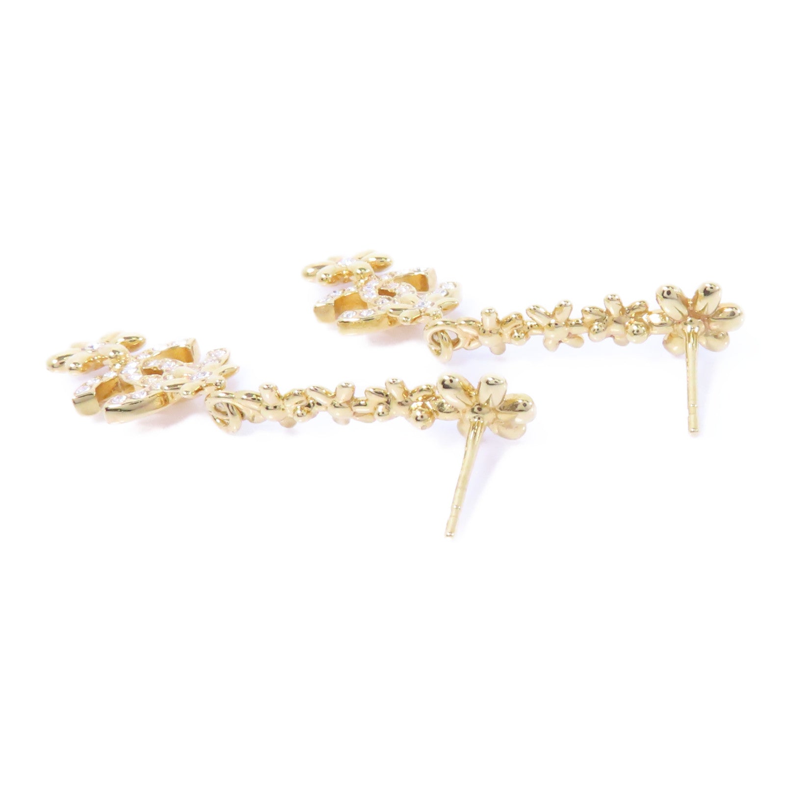 CHANEL 金屬Earrings耳環金色