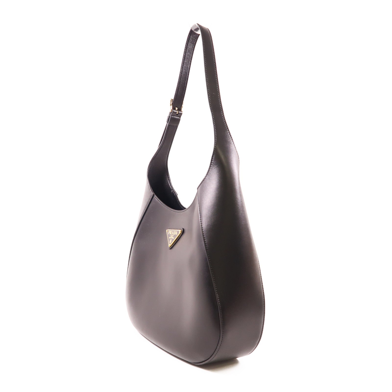 PRADA 牛皮皮革Shoulder Bag金扣肩背袋