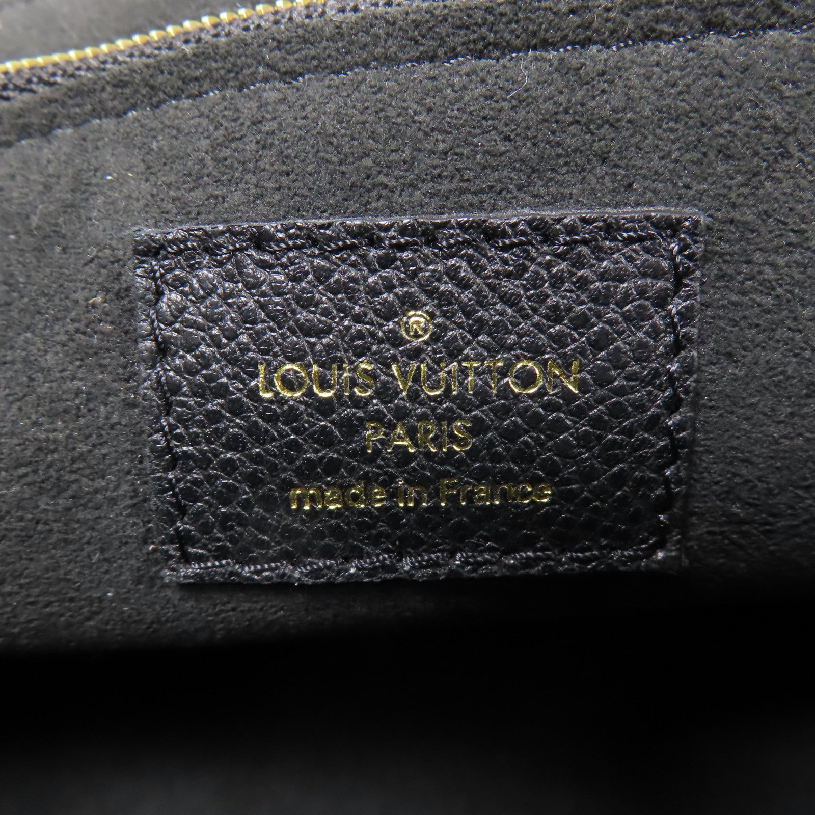 LOUIS VUITTON LV GHW Vavin PM Shoulder Bag M44151 Monogram Empreinte Black
