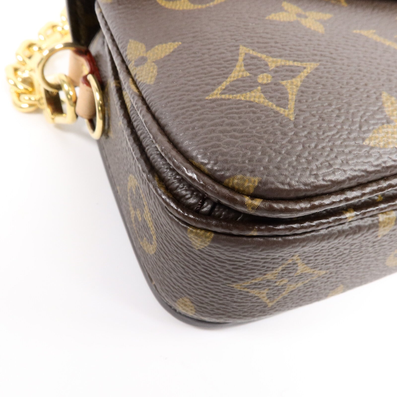 LOUIS VUITTON Monogram Pochette Metis East West手挽肩背兩用袋