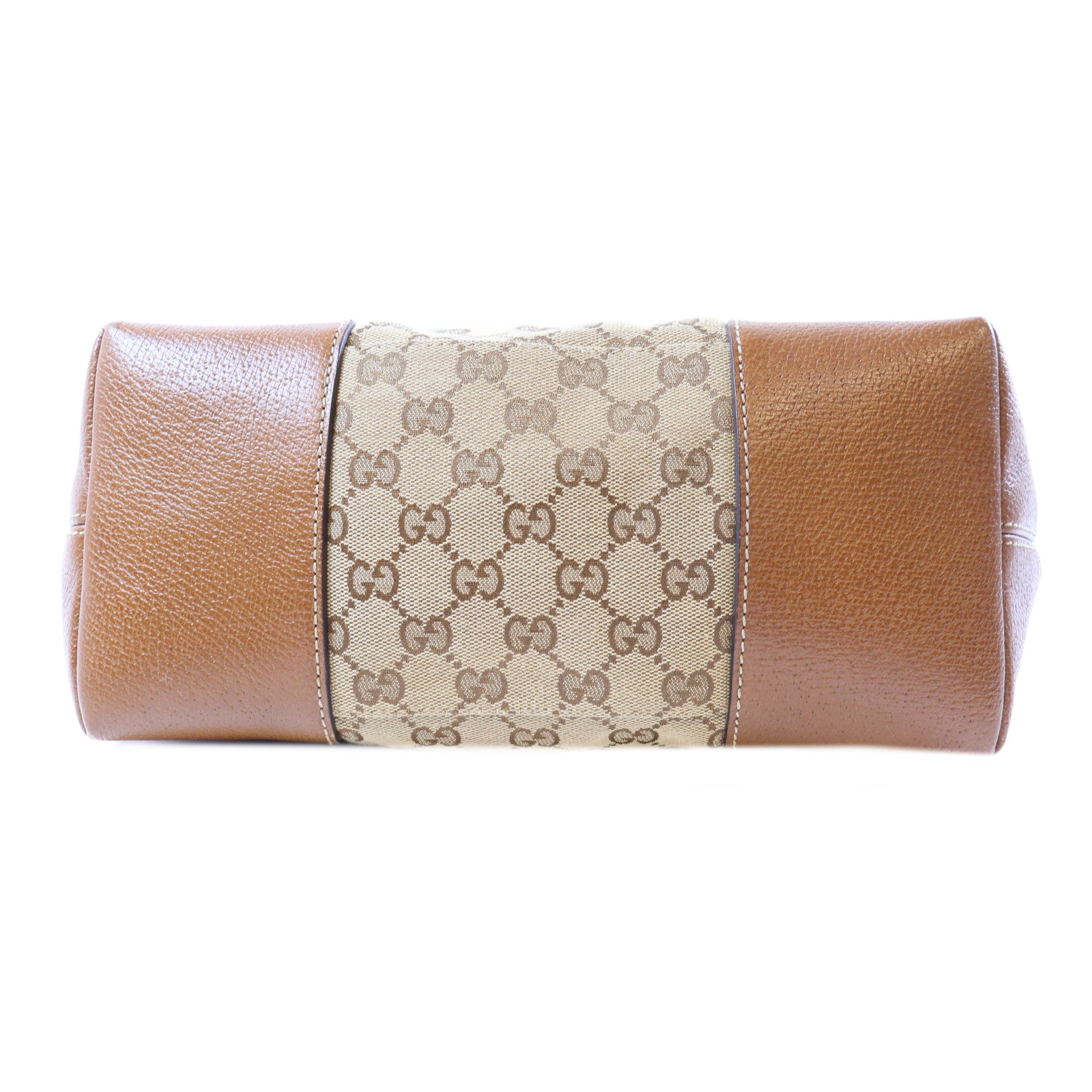 GUCCI GG GHW 2 Way Shoulder Bag Handbag Canvas Brown