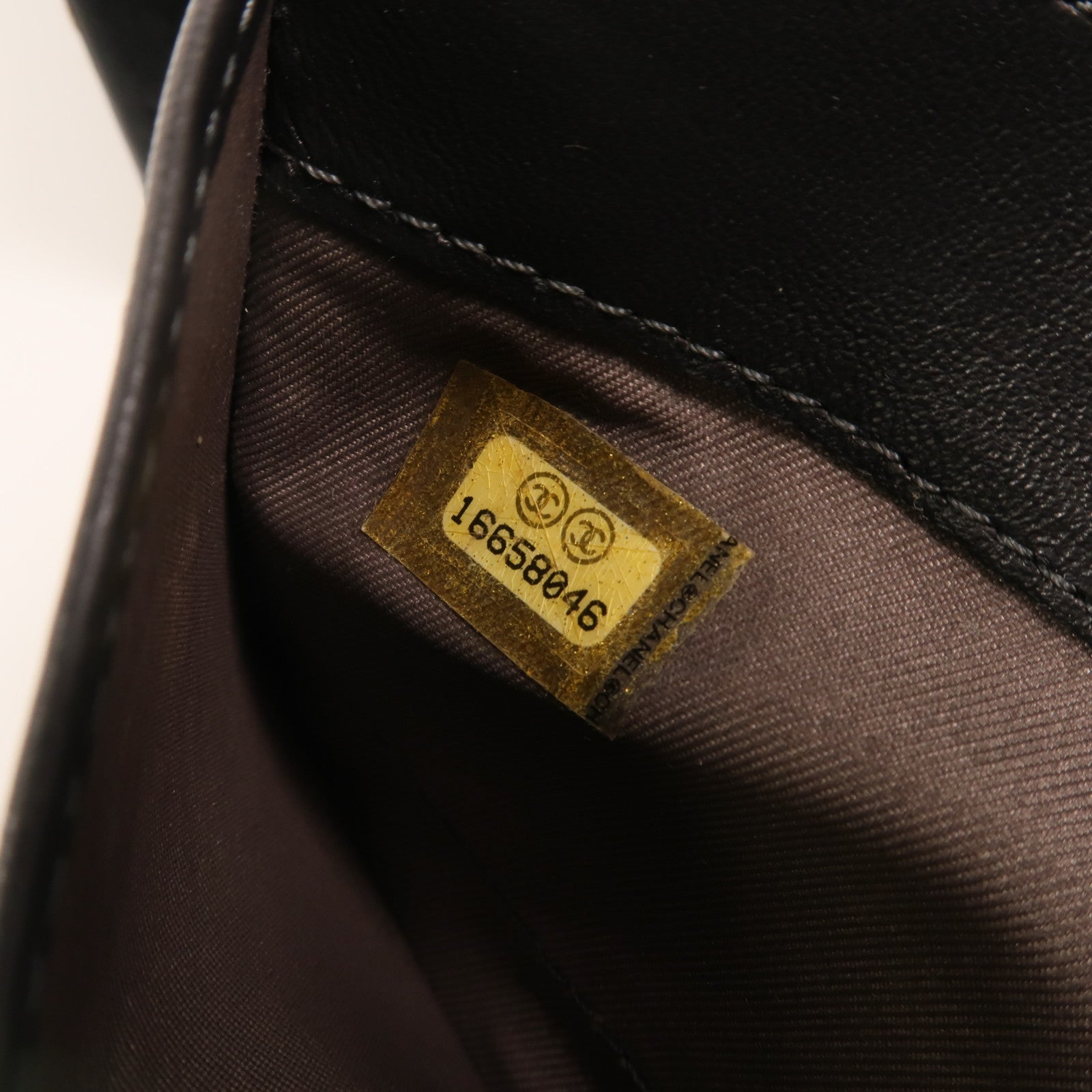 CHANEL 羊皮皮革Long Wallet銀扣長錢包