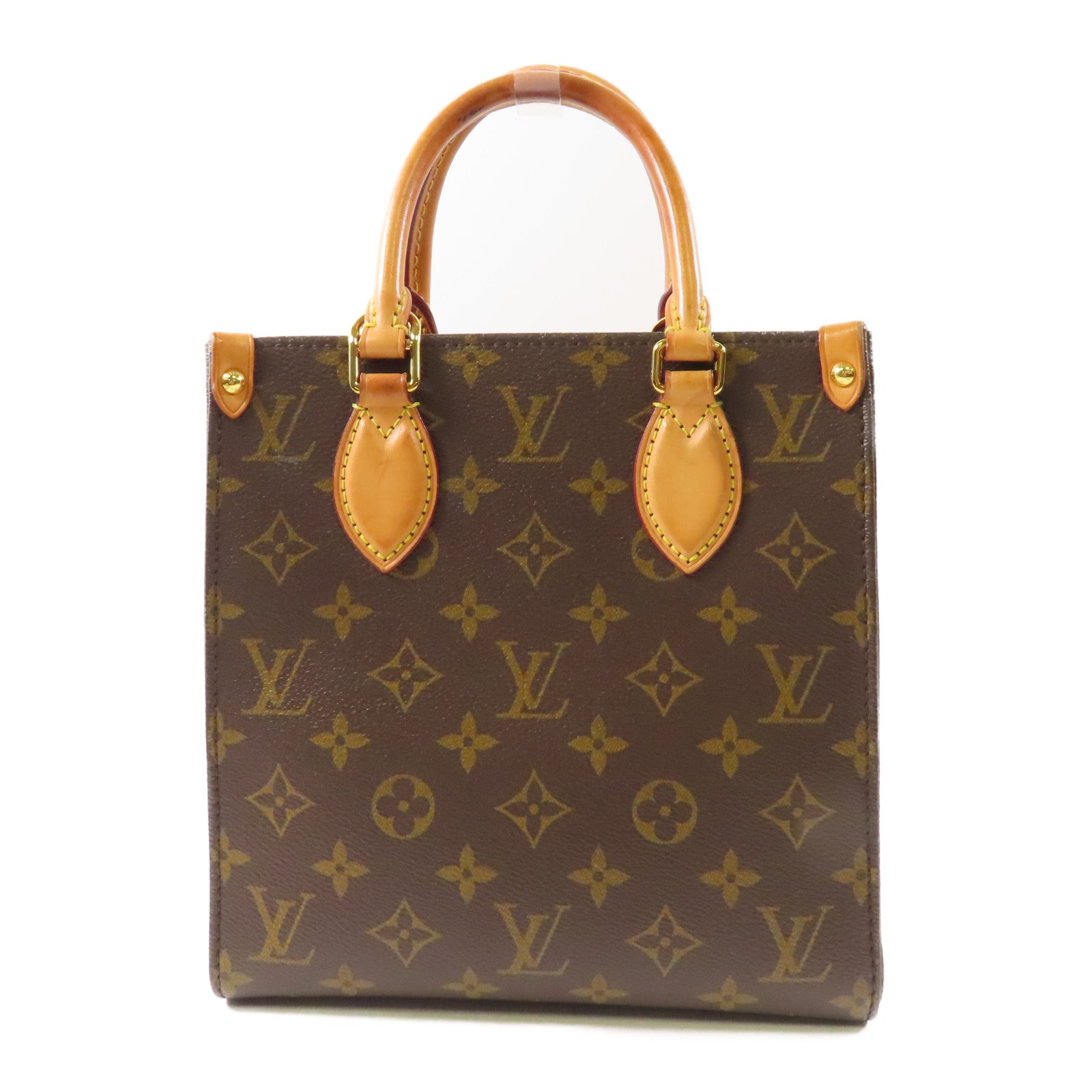 LOUIS VUITTON 【激減優惠】Monogram Sac Plat BB金扣手挽肩背兩用袋