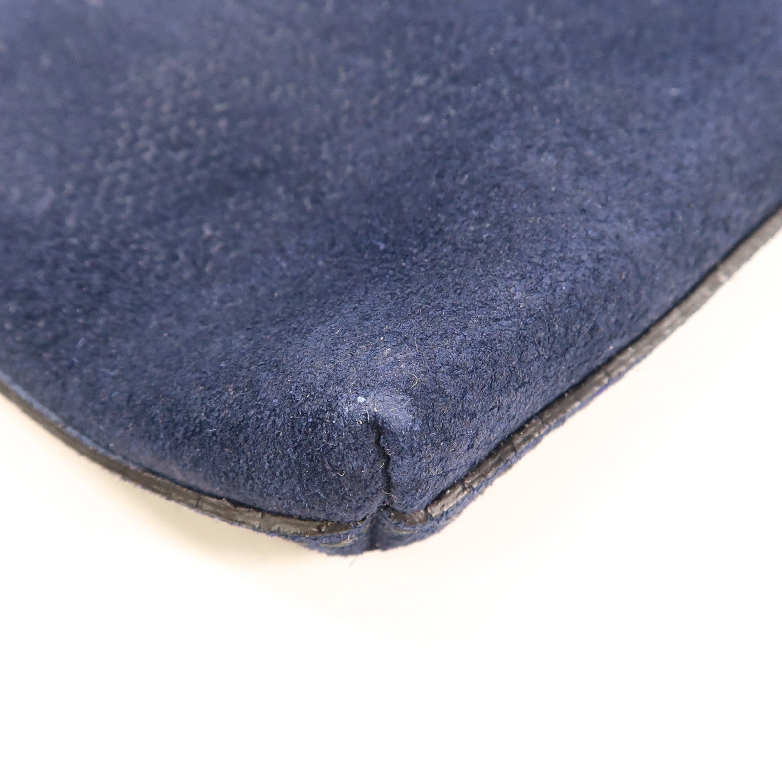 LOEWE 【激減優惠】麂皮皮革Pouch金扣手拿包