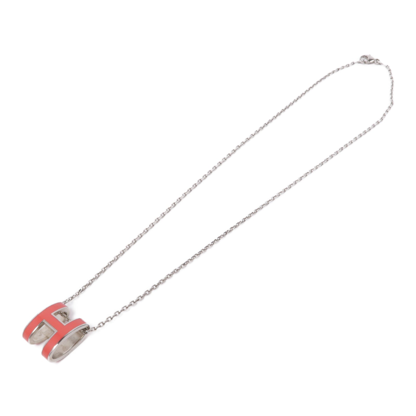 HERMES 金屬/琺瑯Necklace pop H項鍊