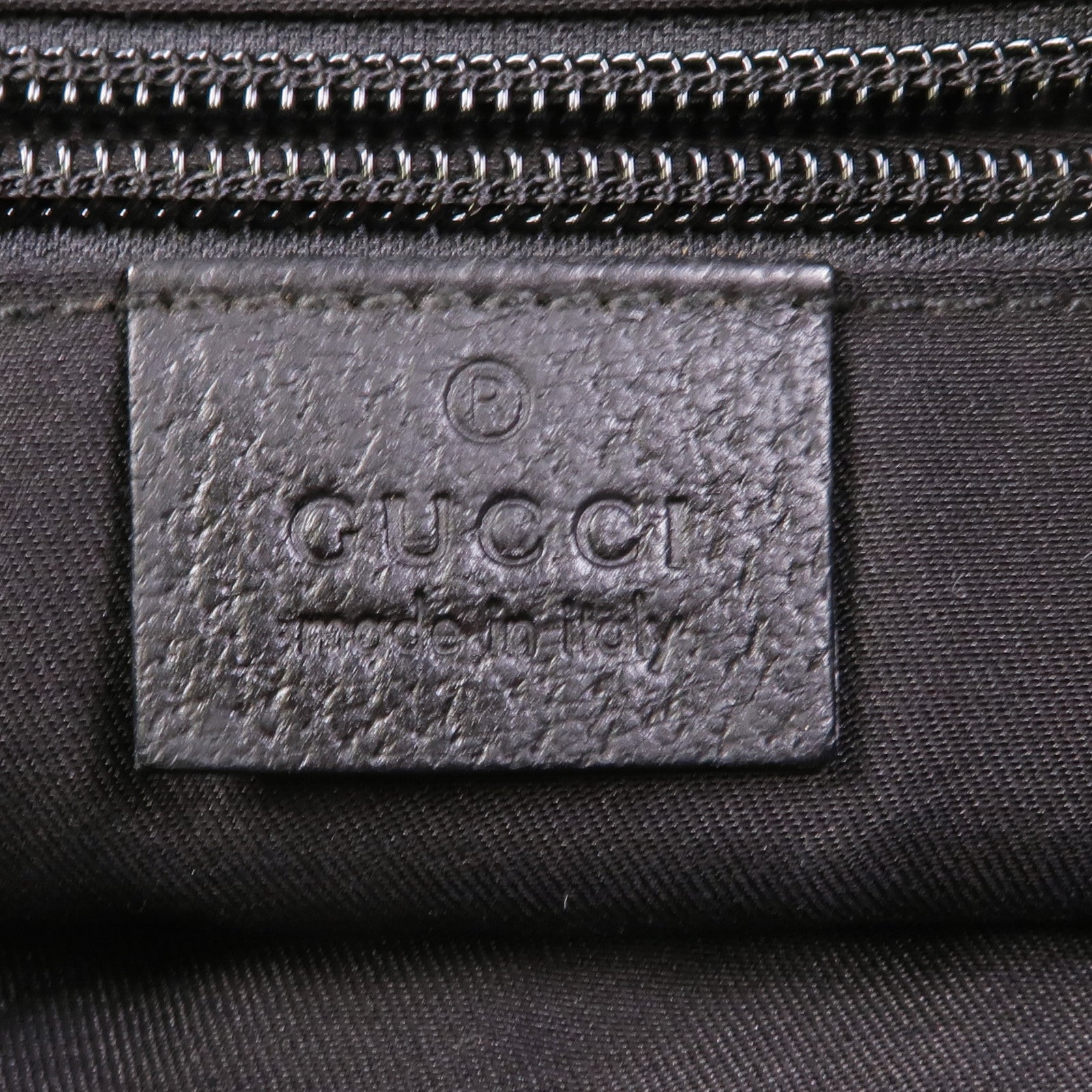 GUCCI 帆布Shoulder Bag銀扣肩背袋