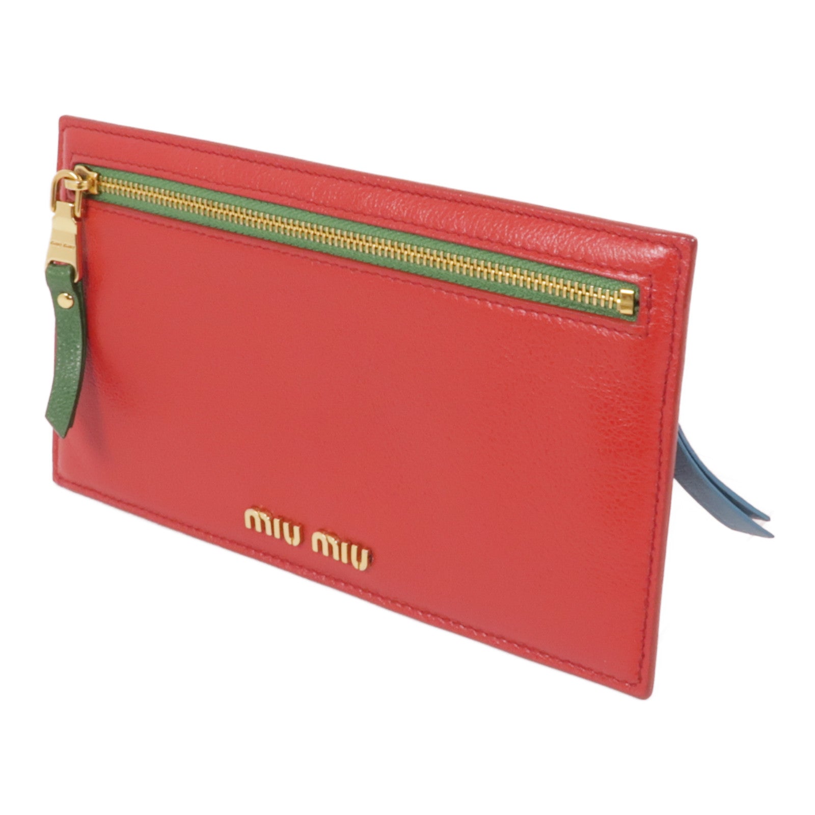 Miu Miu 皮革Long Wallet金扣長錢包