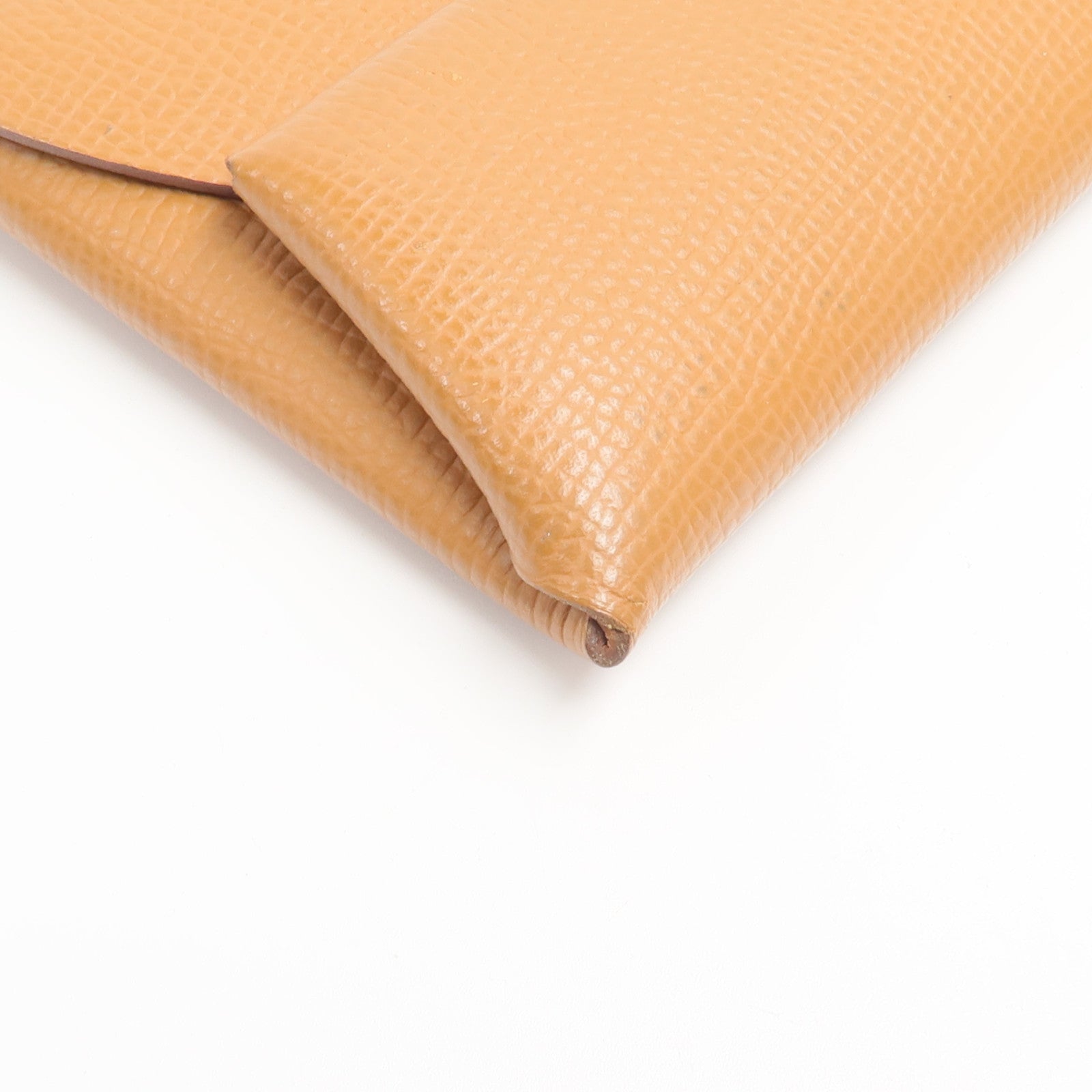 HERMES Epsom皮革Bastia Coin Case零錢包Gold