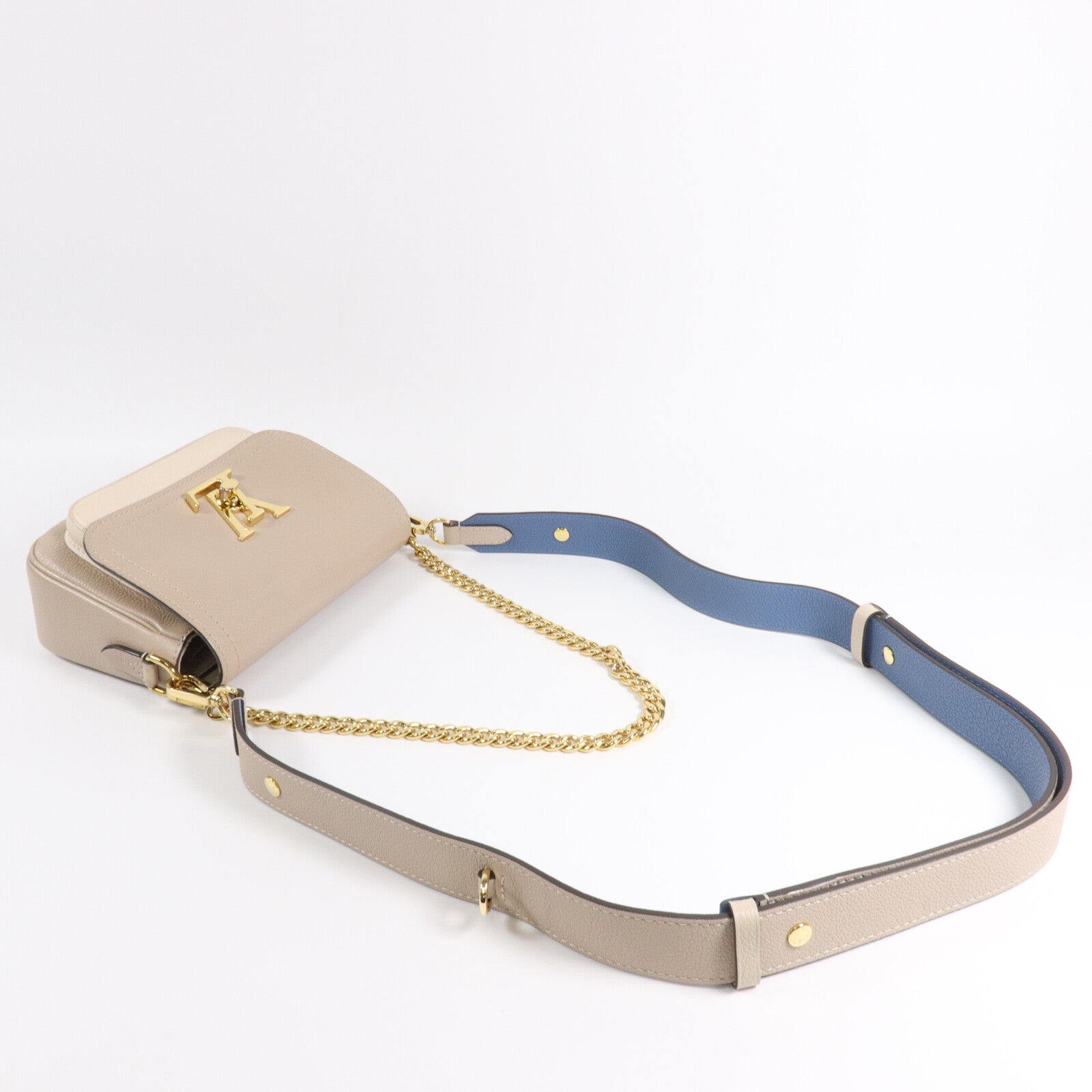 LOUIS VUITTON 牛皮皮革Lockme Tender手挽肩背兩用袋