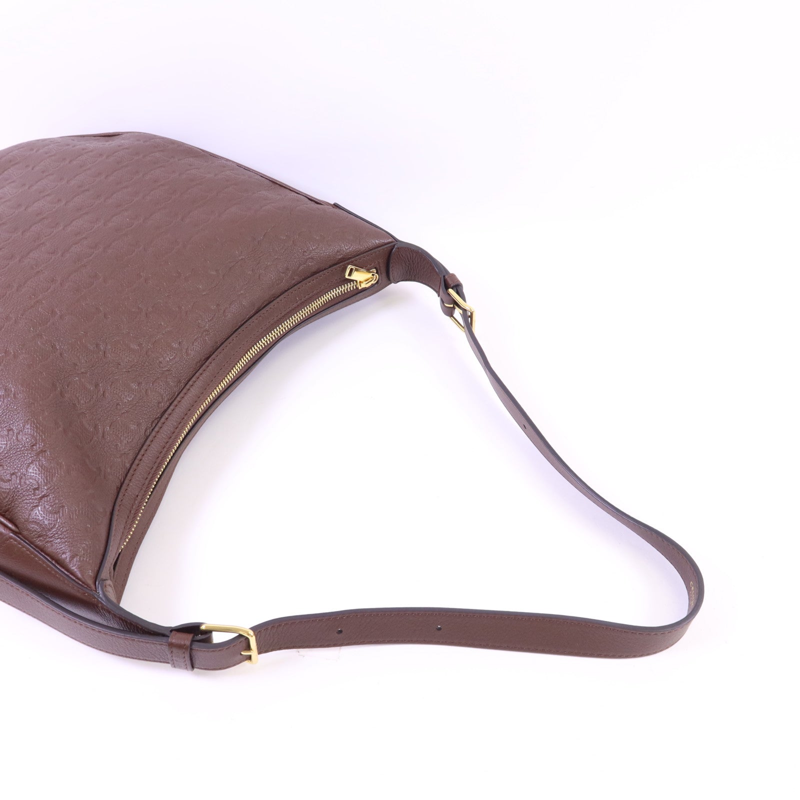 CELINE 牛皮皮革Heloise Bag金扣肩背袋