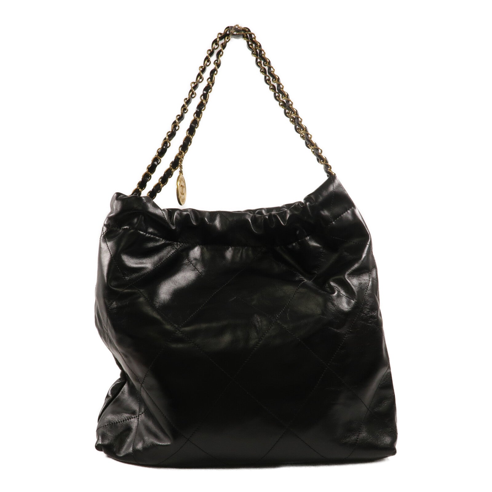 CHANEL 牛皮皮革Chanel 22 Medium鏈帶肩背袋