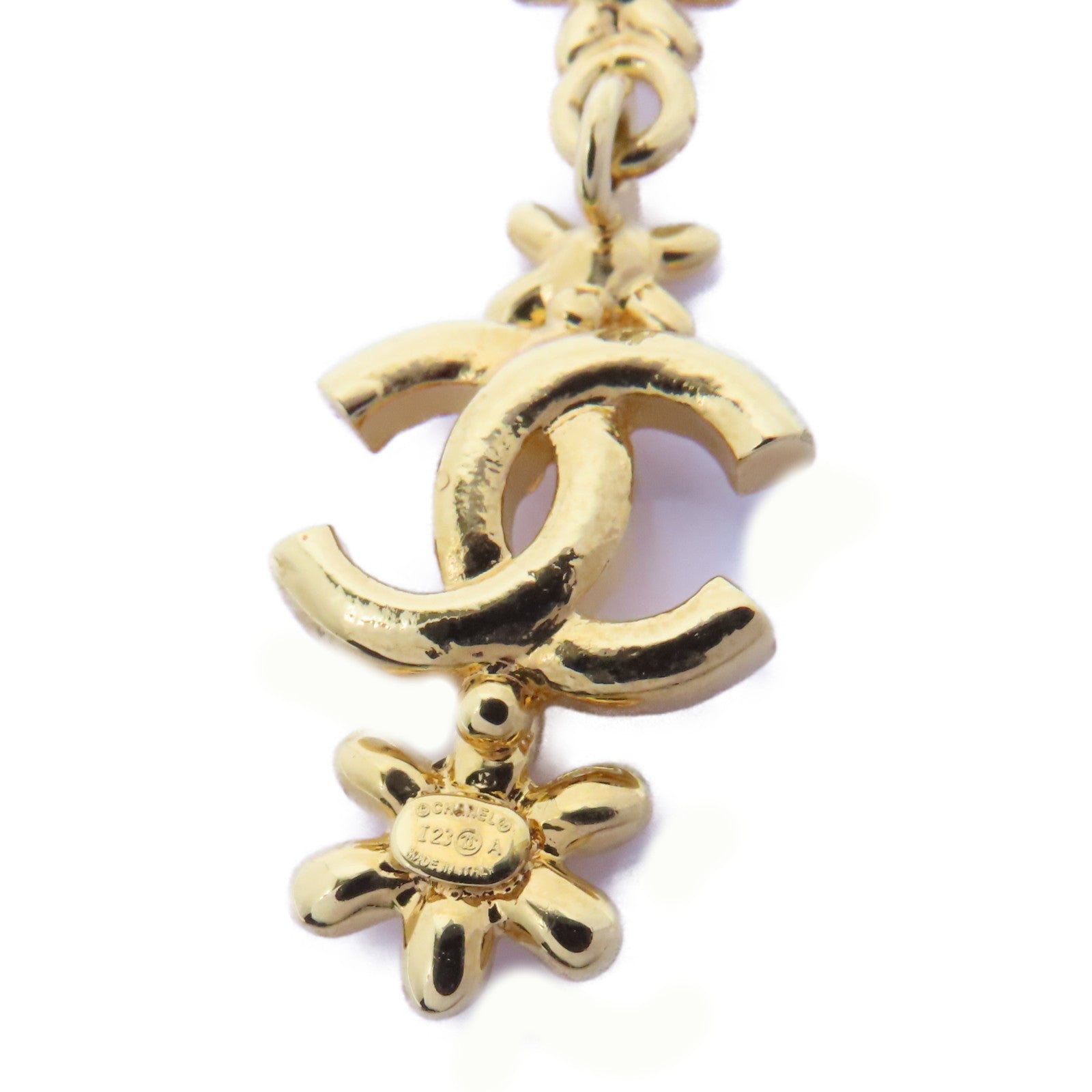 CHANEL 金屬Earrings耳環金色