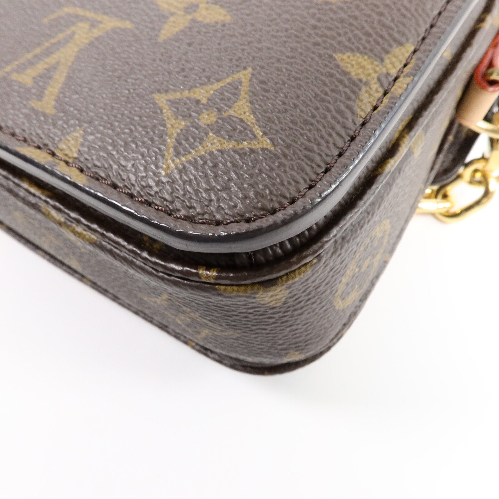 LOUIS VUITTON Monogram Pochette Metis East West手挽肩背兩用袋