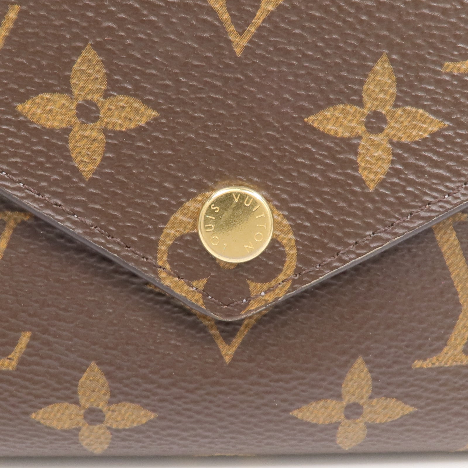 LOUIS VUITTON Monogram Victorine Wallet金扣錢包
