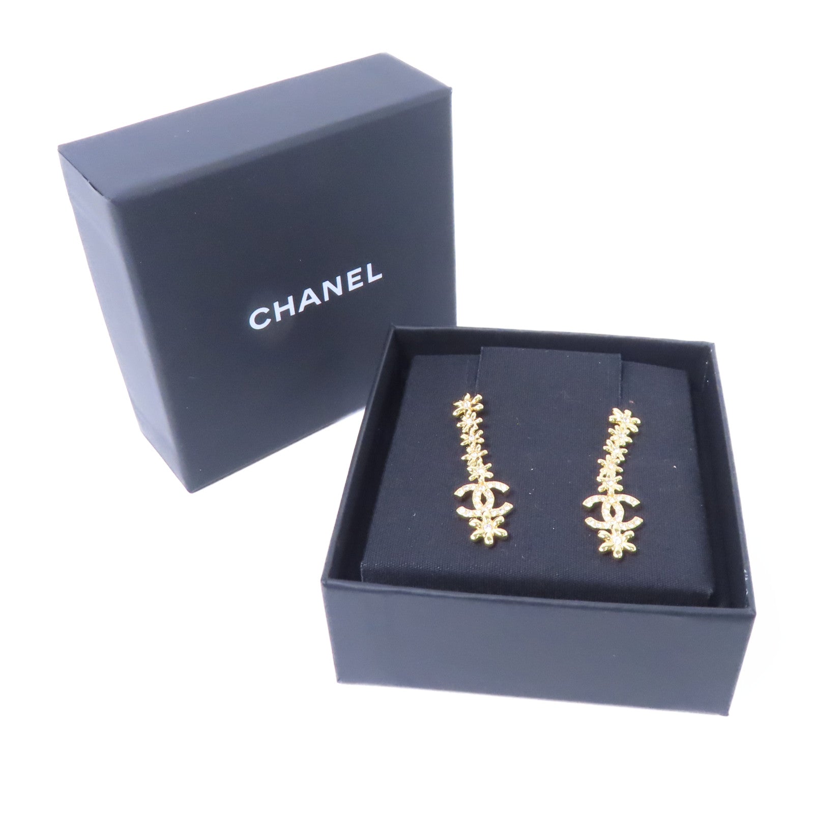CHANEL 金屬Earrings耳環金色