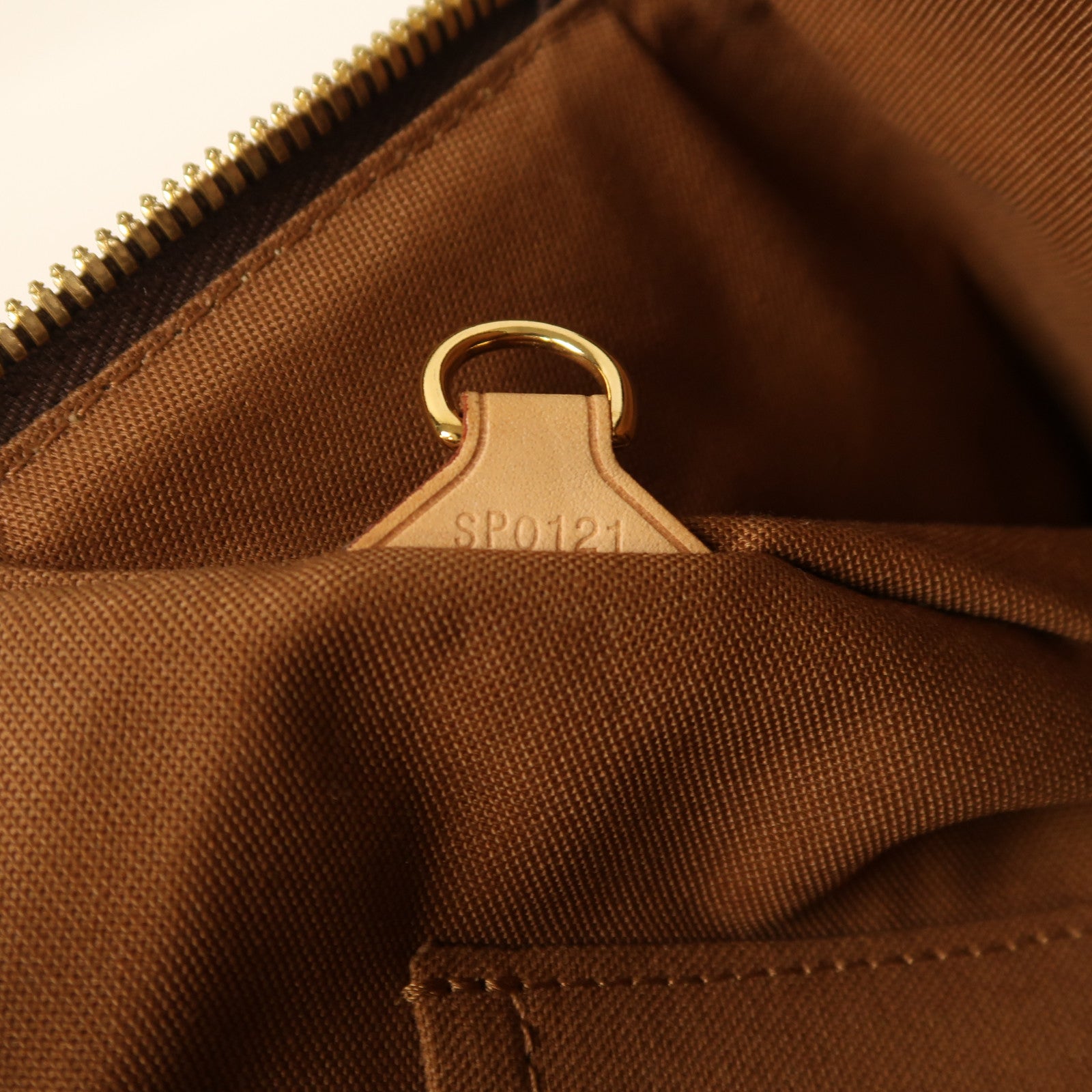 LOUIS VUITTON Monogram Tivoli GM金扣肩背袋棕色