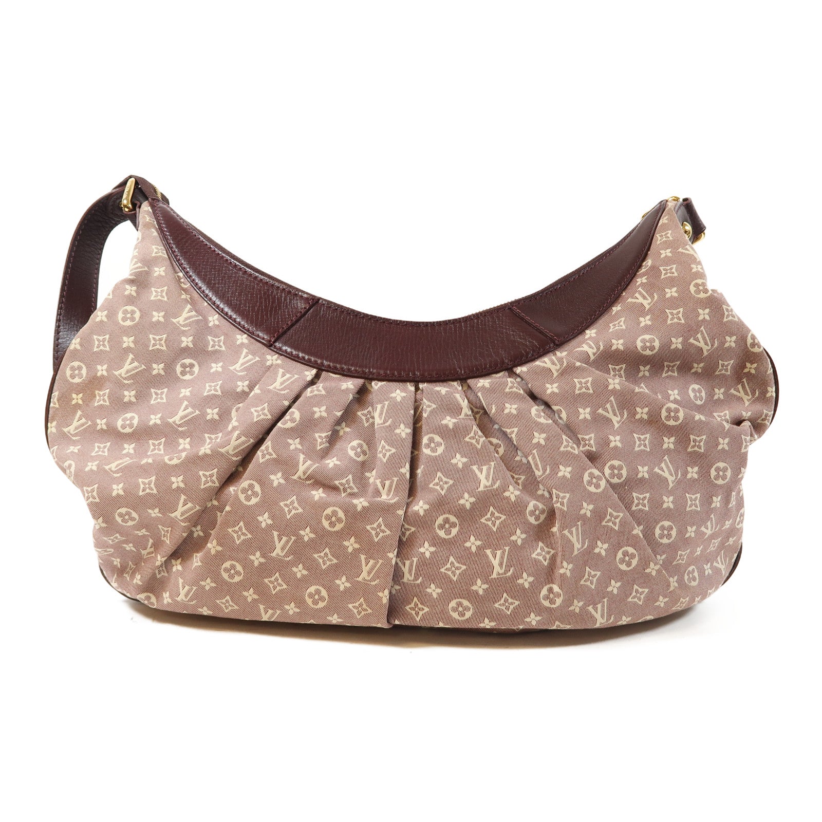 LOUIS VUITTON Monogram Idylle Rhapsody MM金扣肩背袋紅色