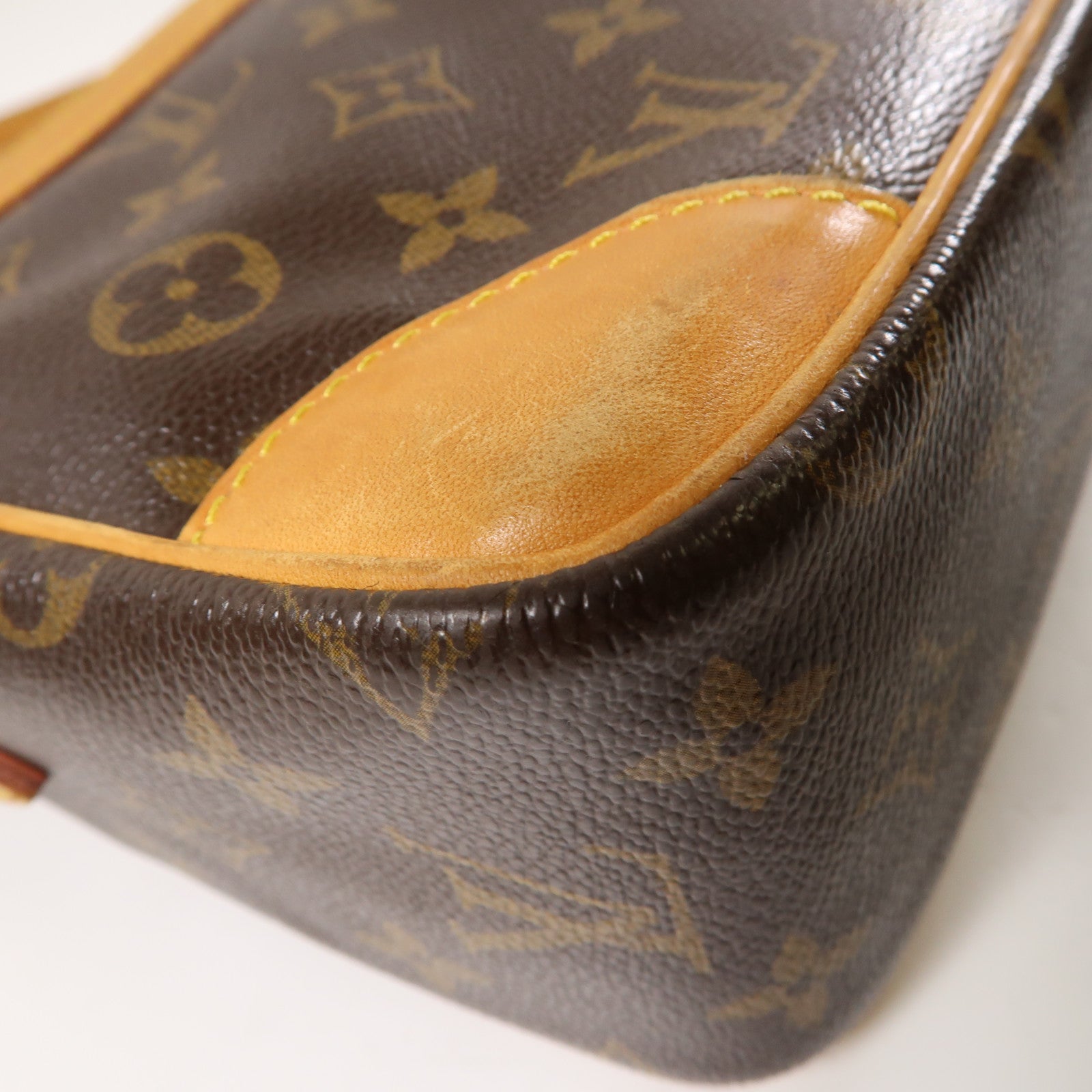 LOUIS VUITTON Monogram Trocadero 30金扣肩背袋啡色