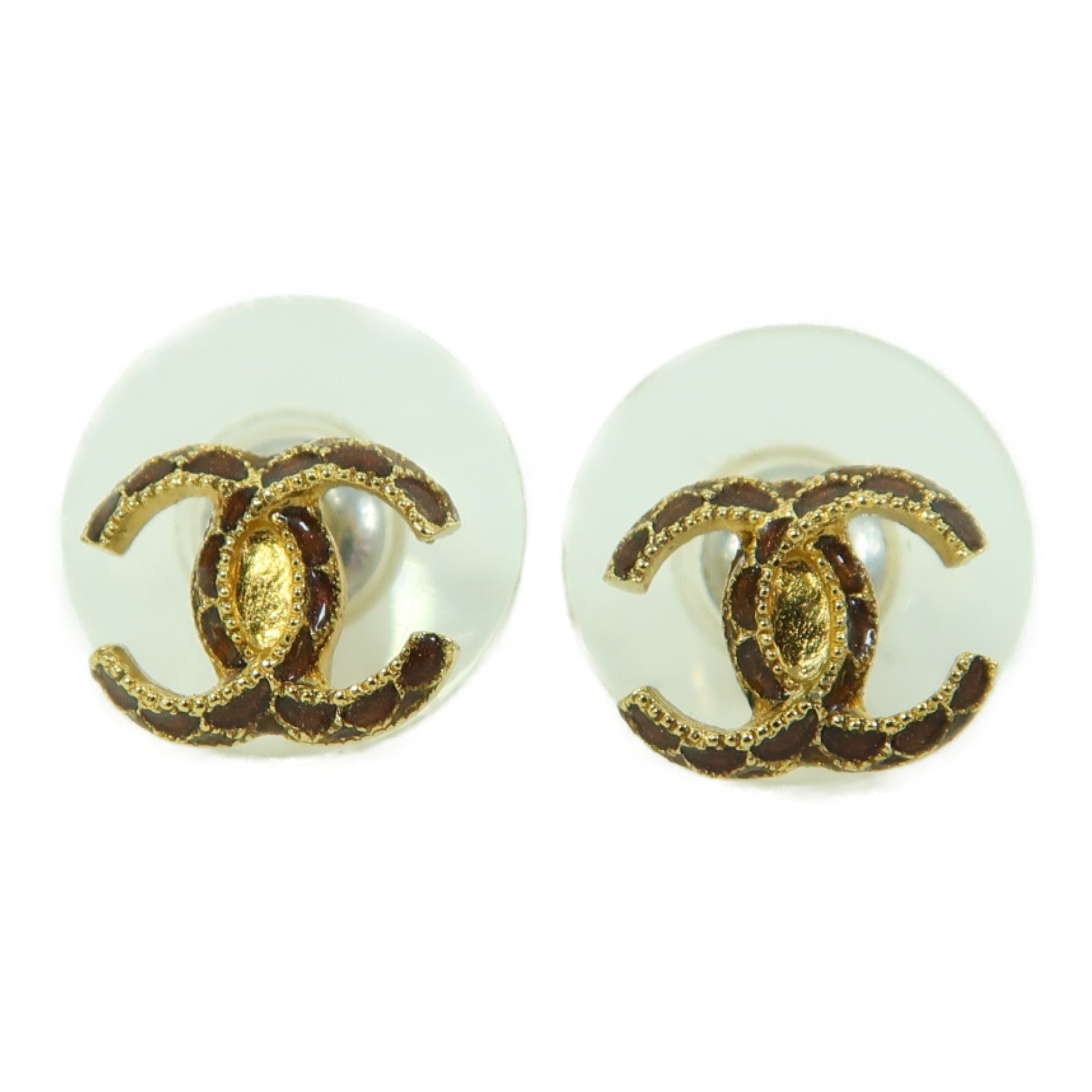 CHANEL 金屬Earrings耳環金色