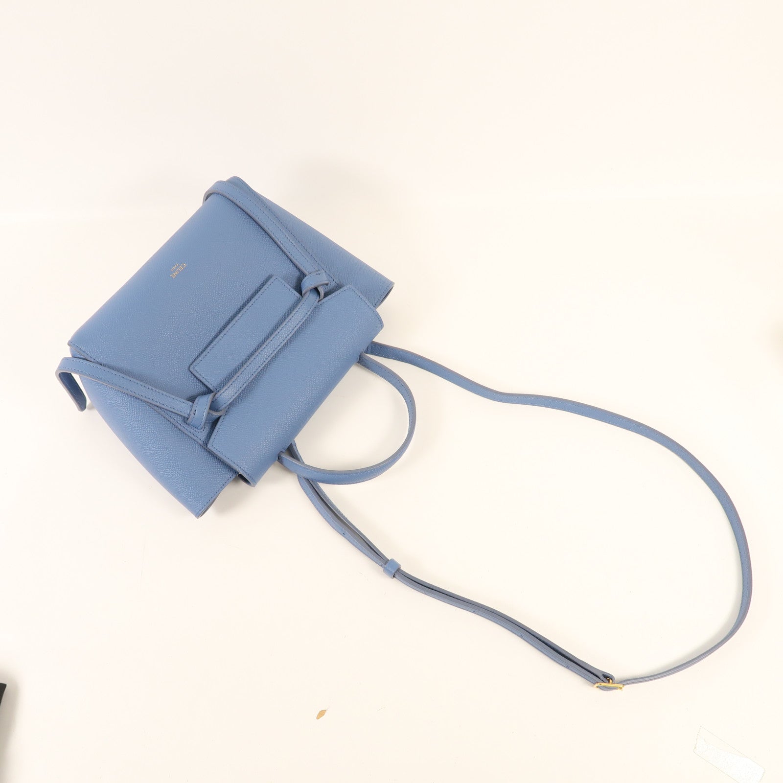 CELINE 牛皮皮革Nano Belt Bag金扣手挽肩背兩用袋