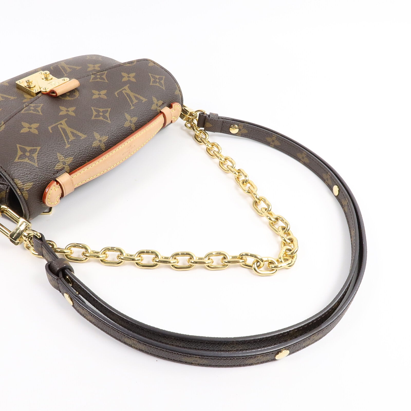 LOUIS VUITTON Monogram Pochette Metis East West手挽肩背兩用袋