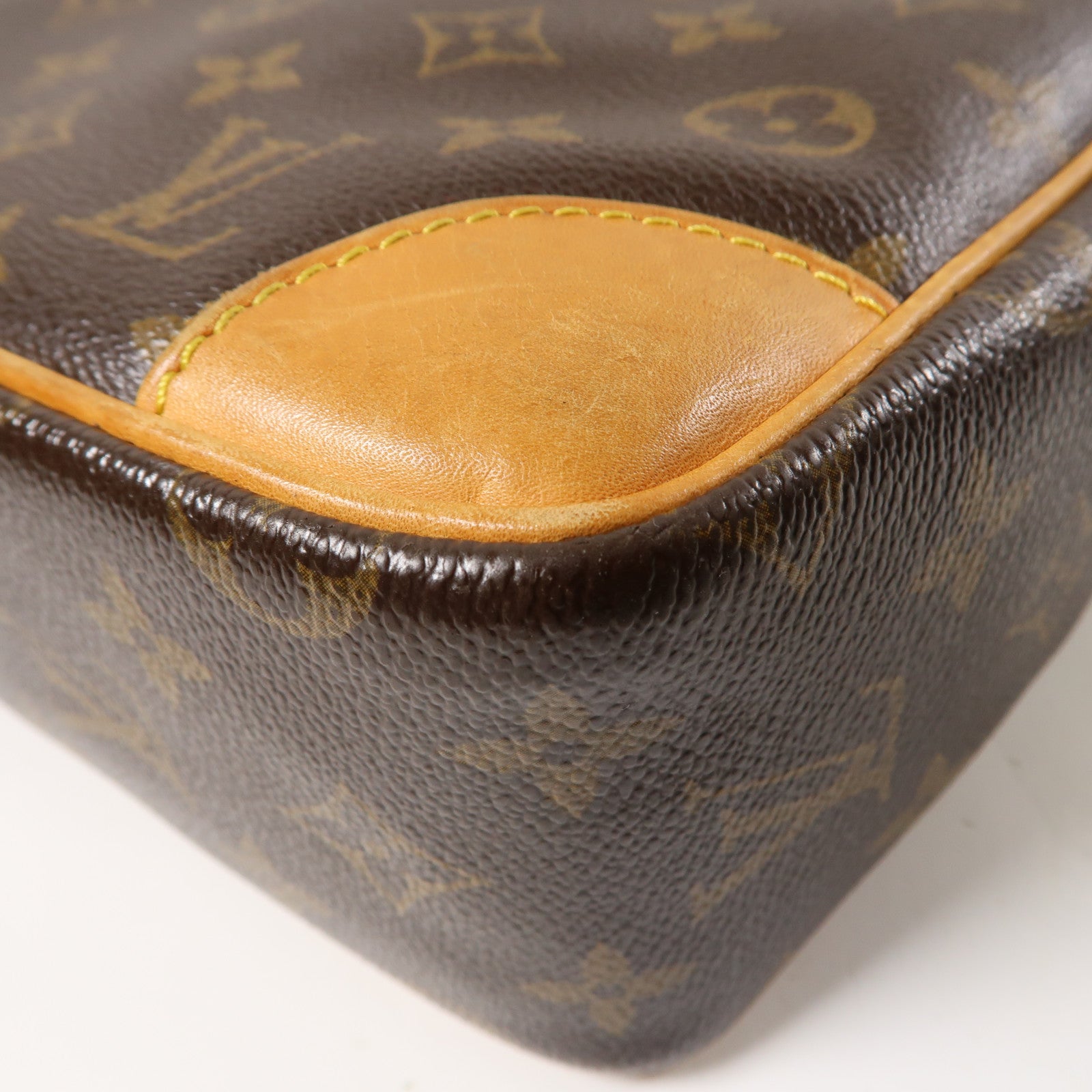 LOUIS VUITTON Monogram Trocadero 30金扣肩背袋啡色