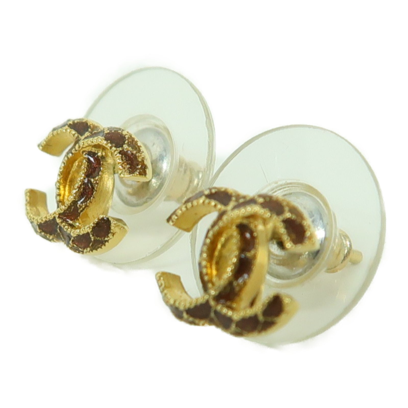 CHANEL 金屬Earrings耳環金色