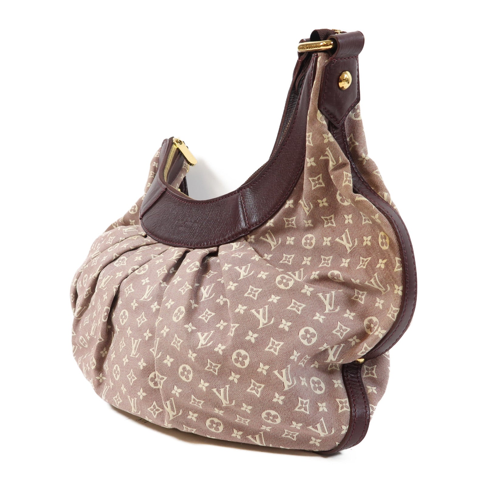 LOUIS VUITTON Monogram Idylle Rhapsody MM金扣肩背袋紅色
